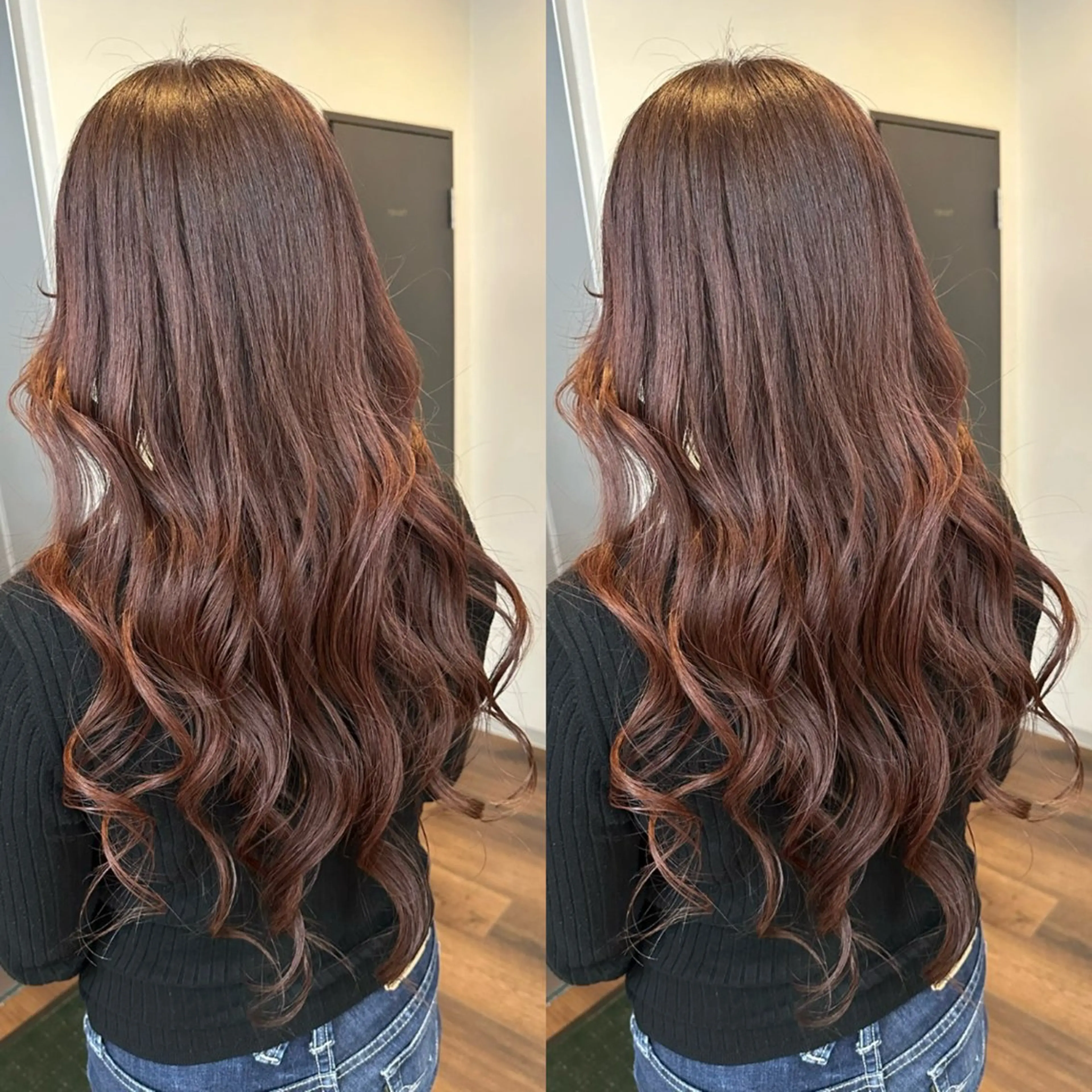 【カラーモデル】ブリーチなしワンカラーアメージア3ステップトリートメントの写真