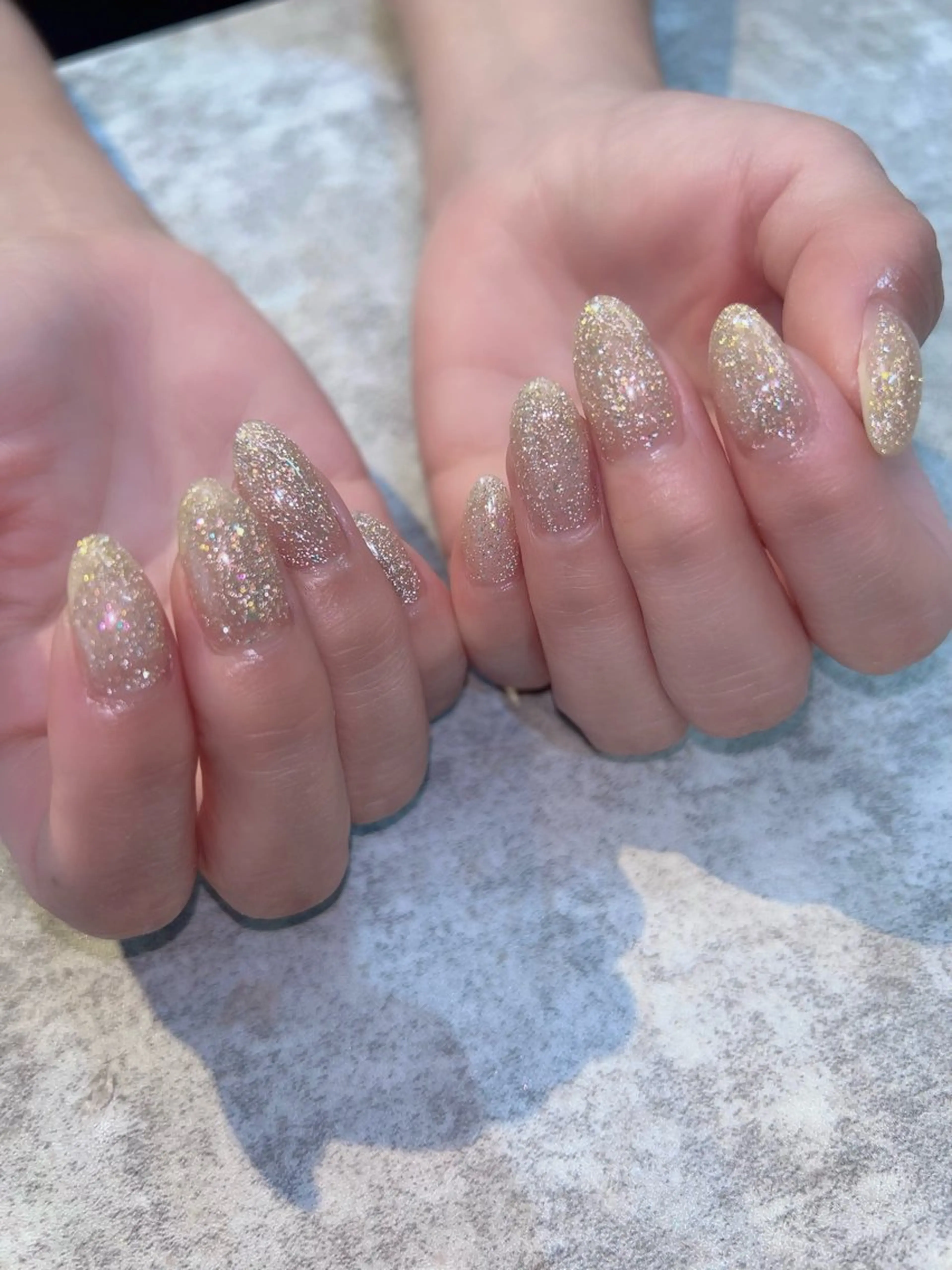 ネイル フラッシュネイル ラメ(グリッター) ハンドネイル pinonail所属・Pino Nailのネイルデザイン