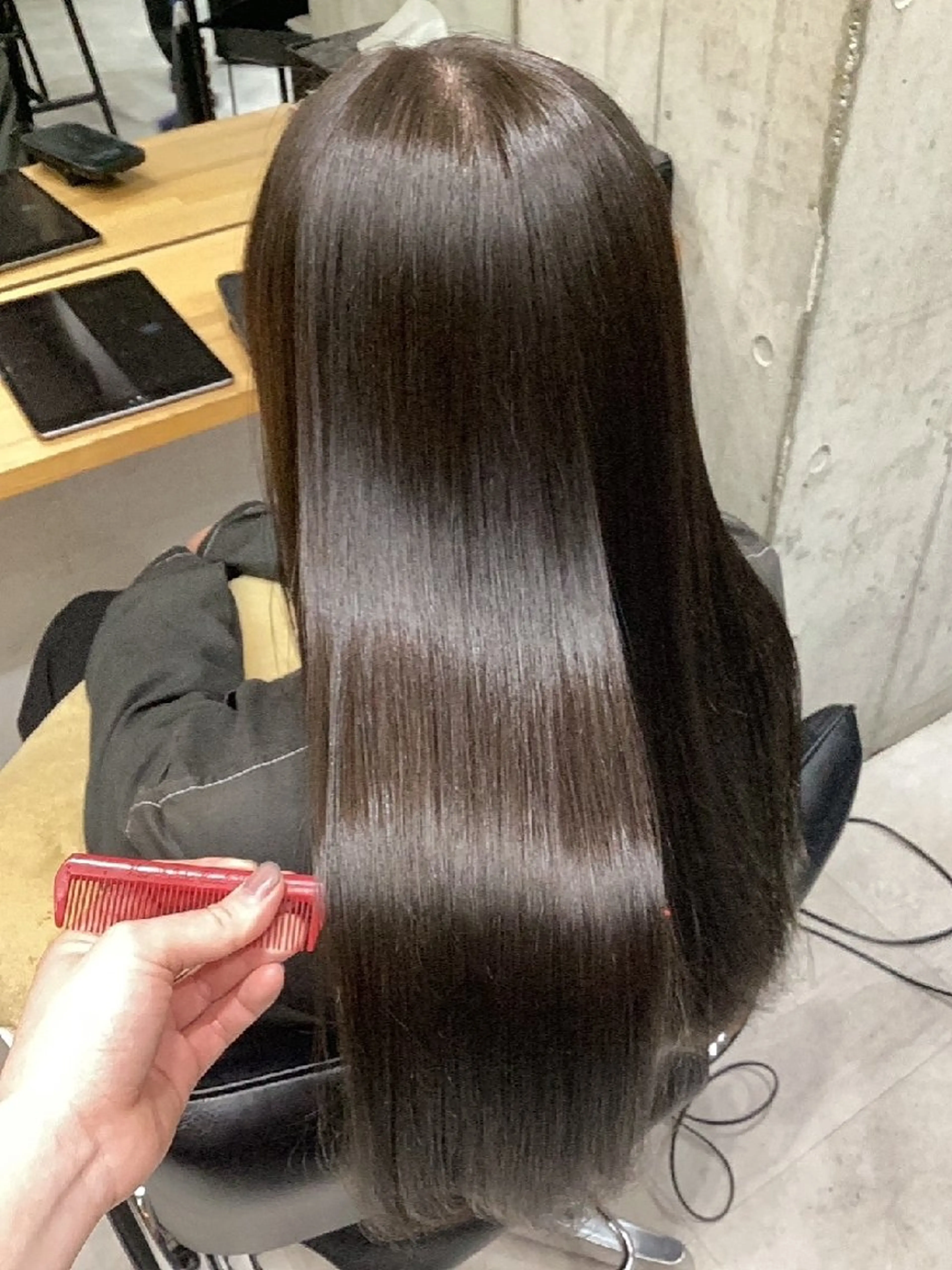 セミロング カラー ヘアカラー ヘアアレンジ/透明感 カラー/AKARIのヘアスタイル