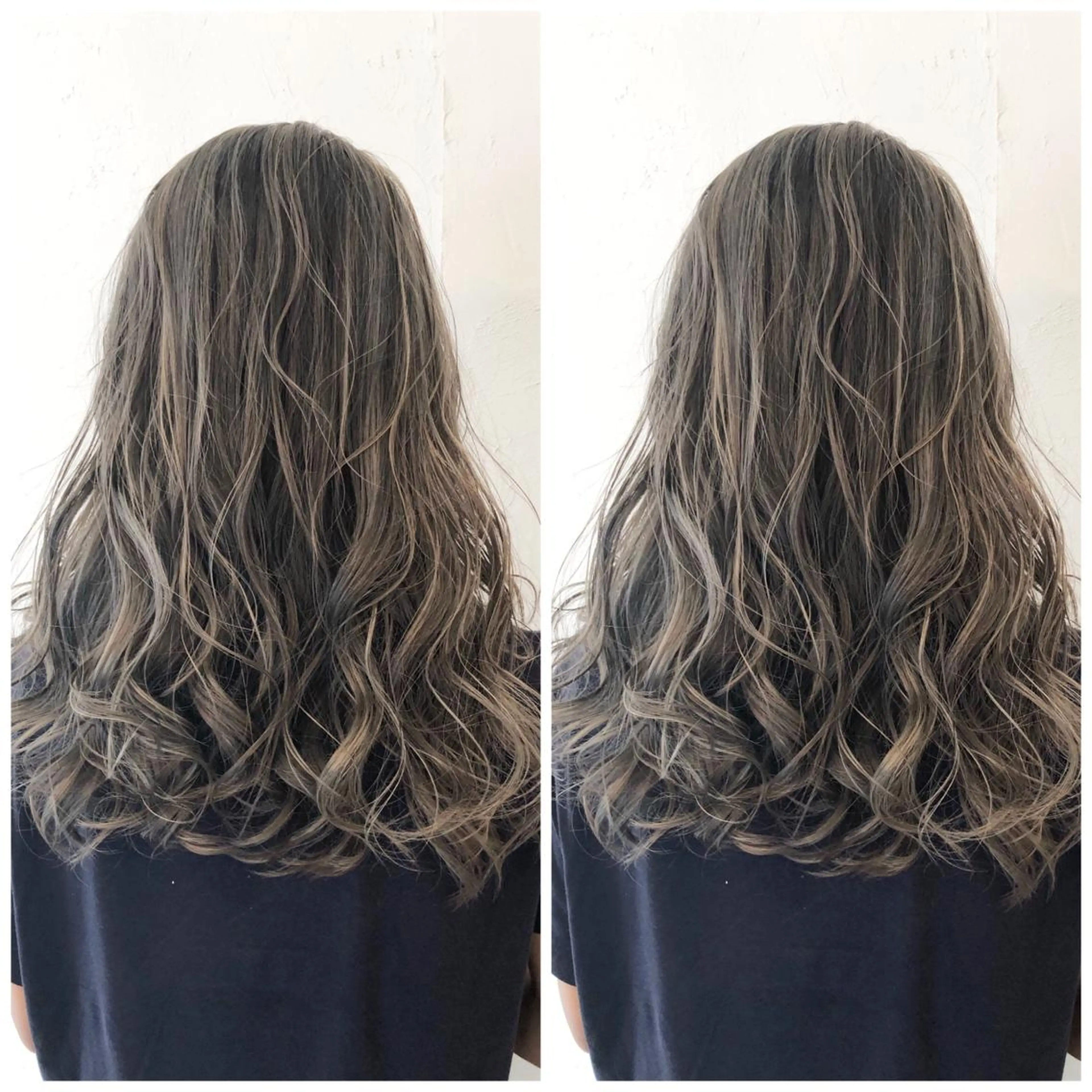 ロング カラー バレイヤージュ グレージュ レイヤーカット カット ヘアカラー トリートメント バレイヤージュカラー 特化美容師✨星皓太のヘアスタイル
