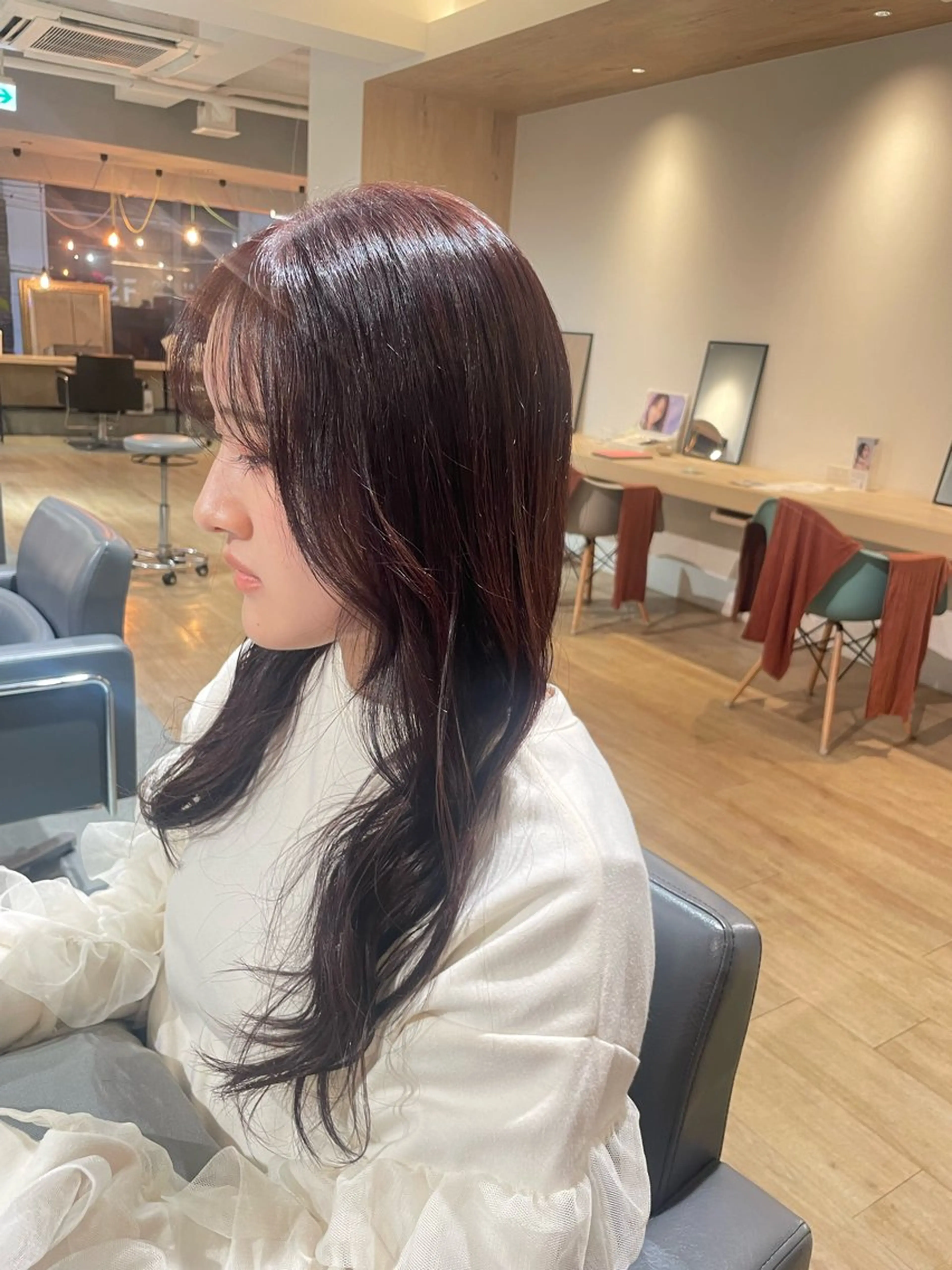 カラー 🎀暖色カラー 西川芽依🎀のヘアスタイル