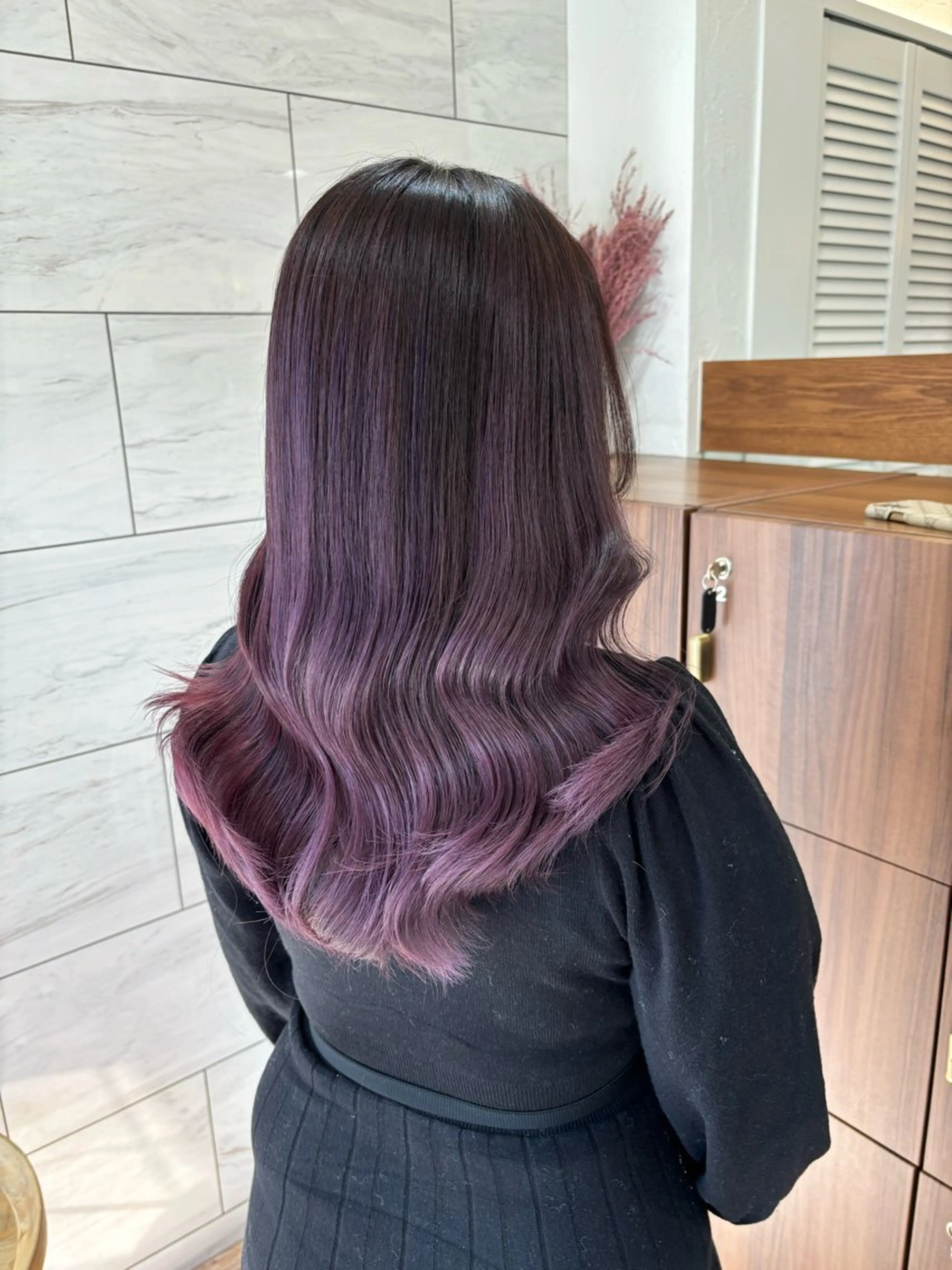 セミロング ヘアカラー 片桐 大介のヘアスタイル