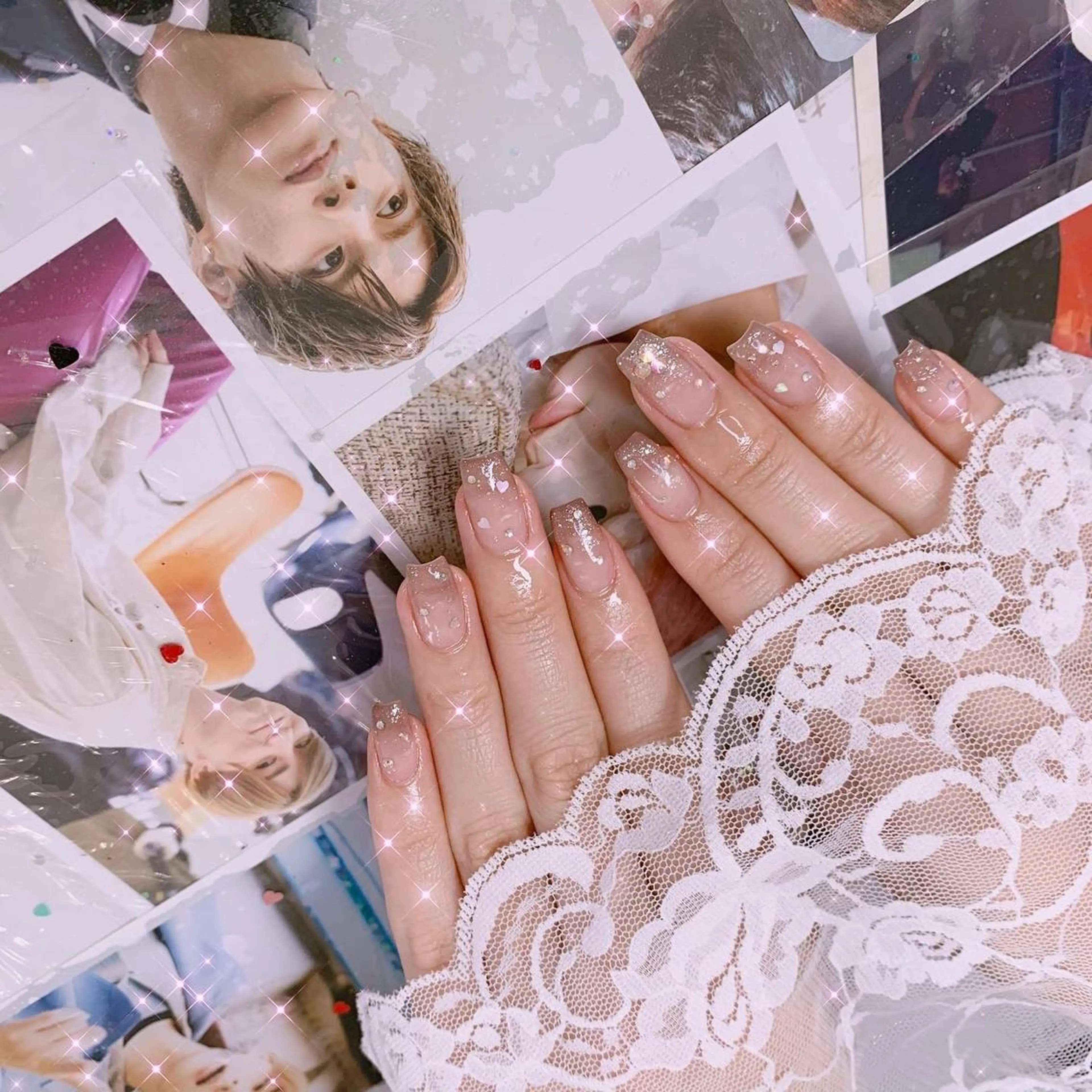 ネイル ハンドネイル La neige* yuki 🥯🍑のネイルデザイン