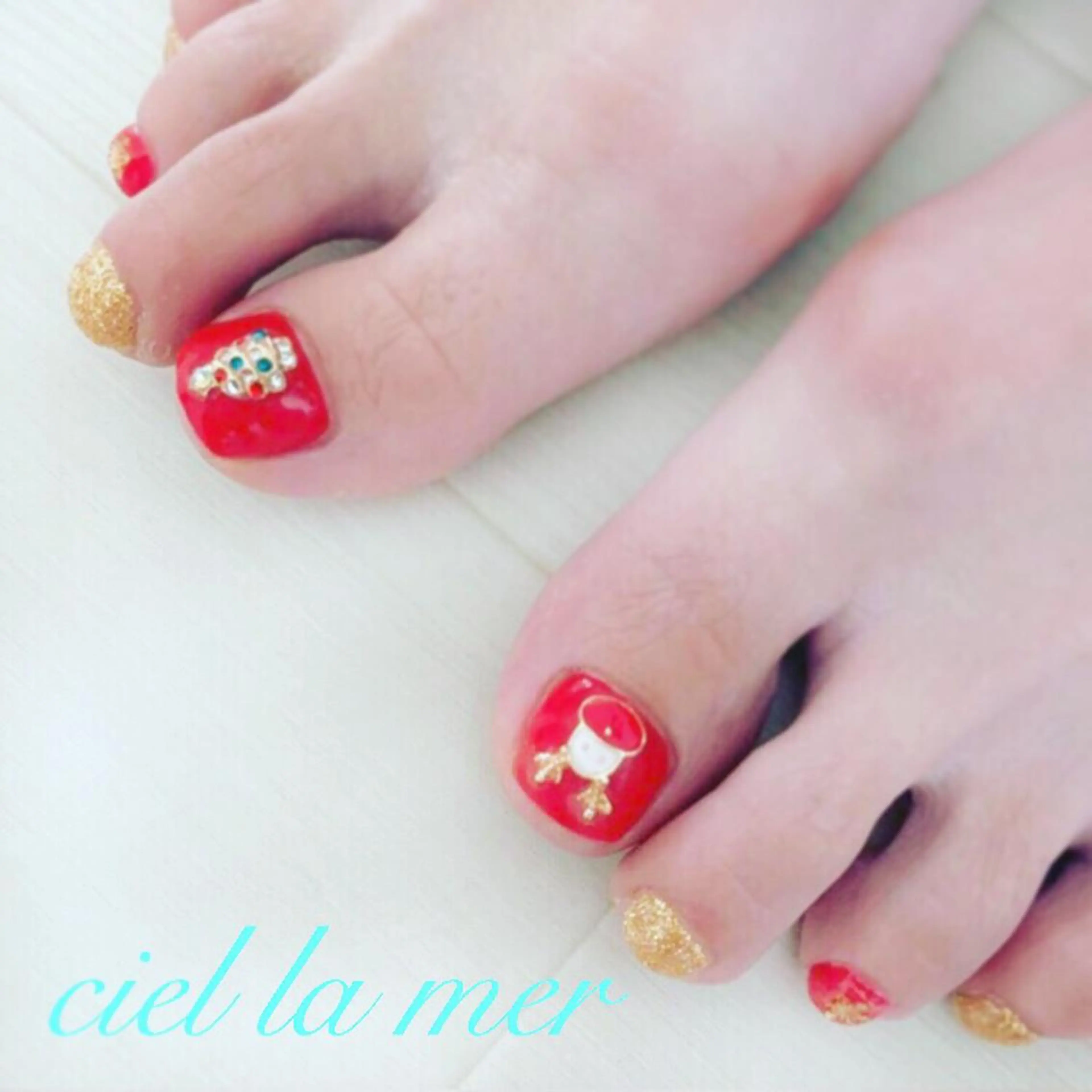 ネイル ハンドネイル フットネイル ciel la merのネイルデザイン