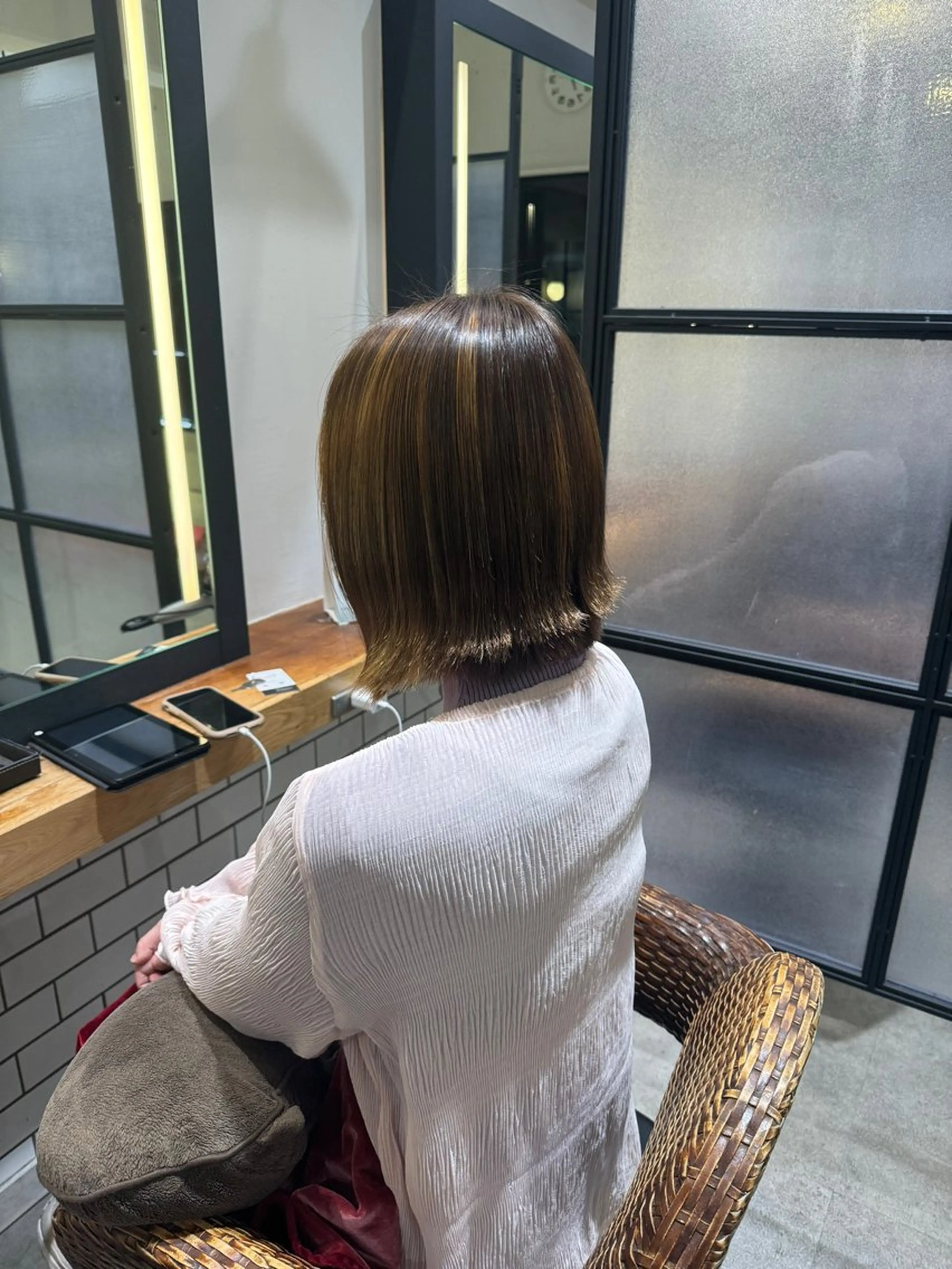 ショート カット 縮毛矯正 暖色カラー🤎Red Neo　meiのヘアスタイル