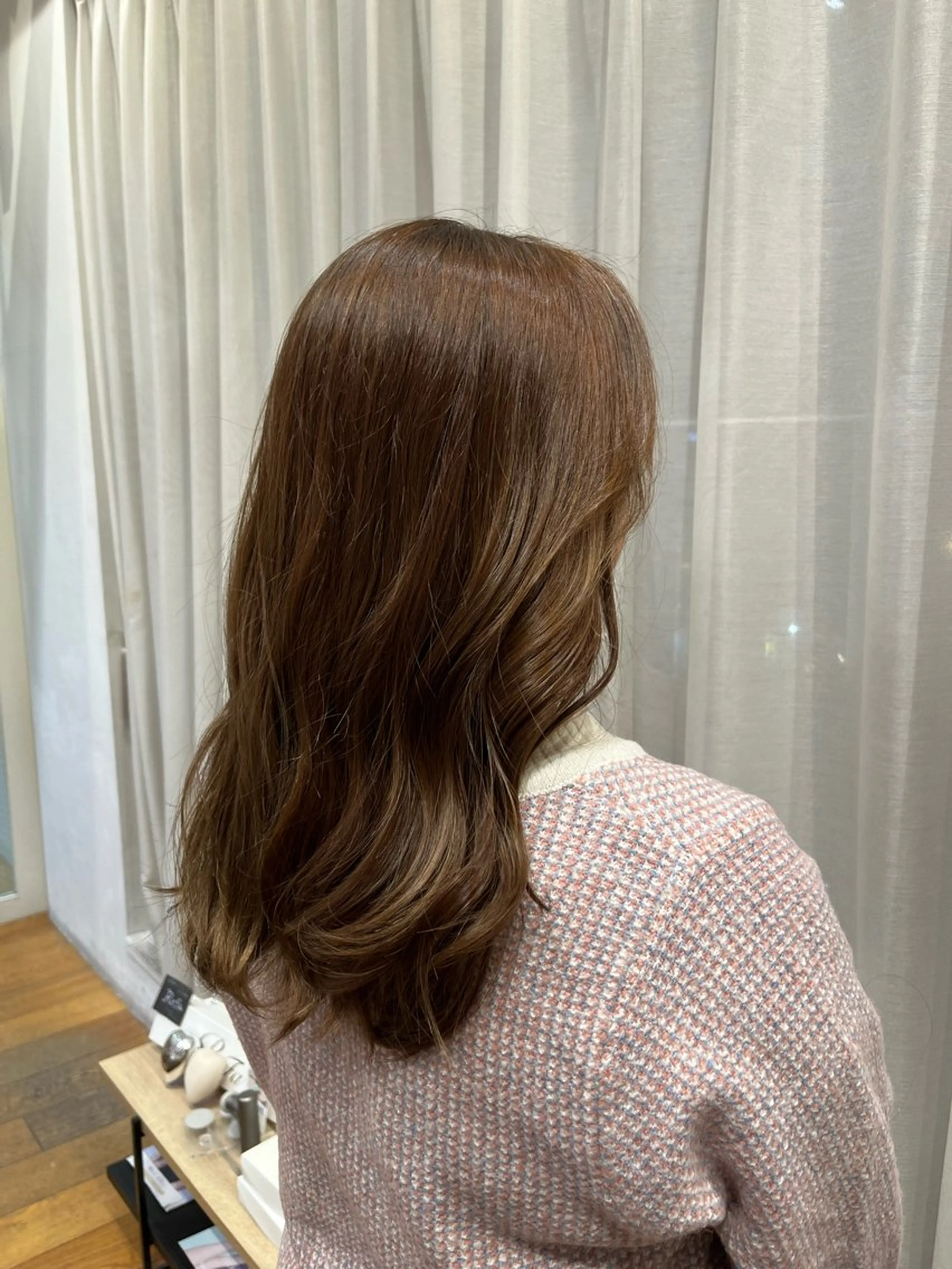 ロング 辻しおり／似合わせ カット/暖色カラー栄のヘアスタイル