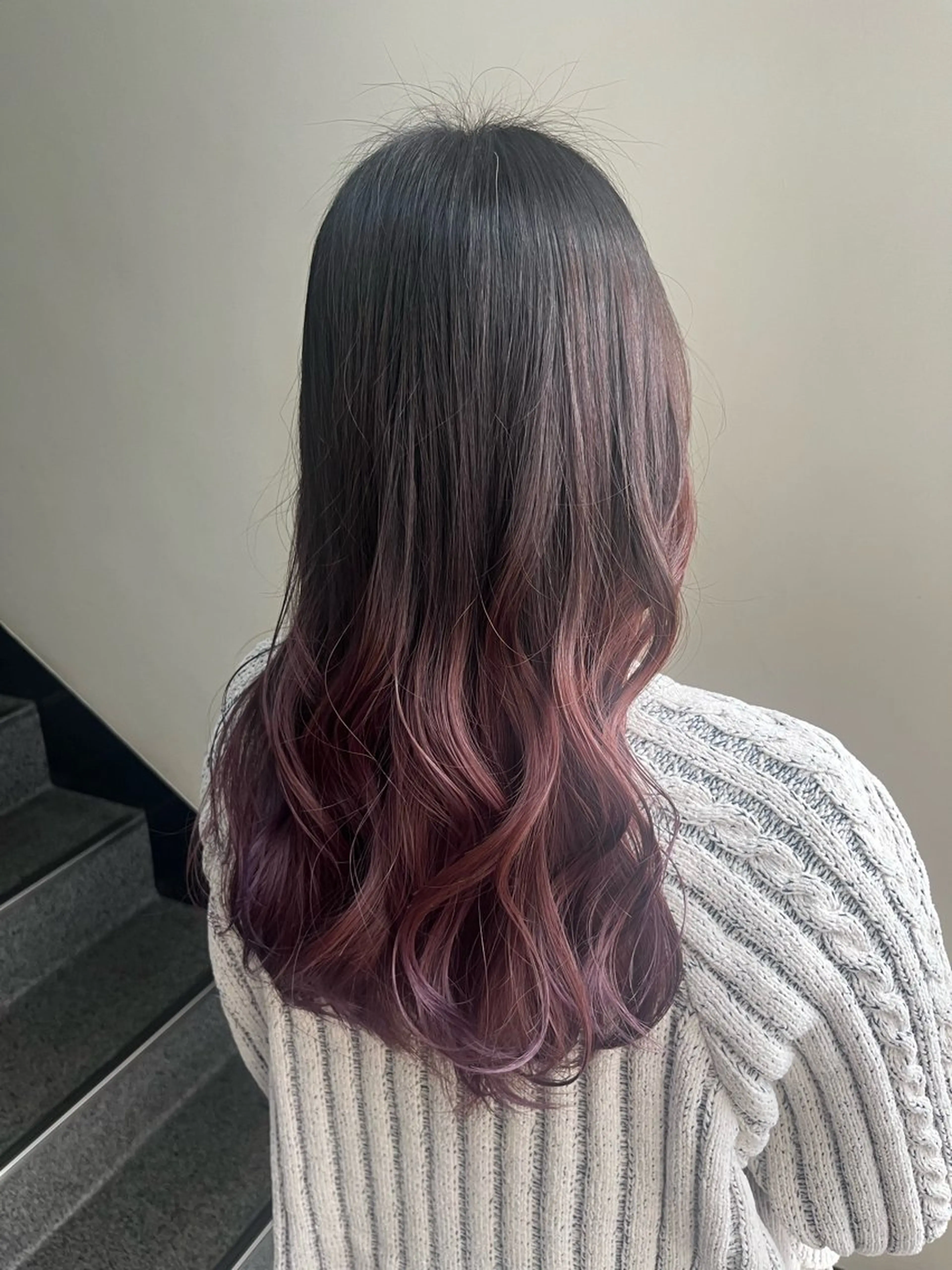 ロング カラー ヘアカラー トリートメント 🦋坂本 未結🦋のヘアスタイル