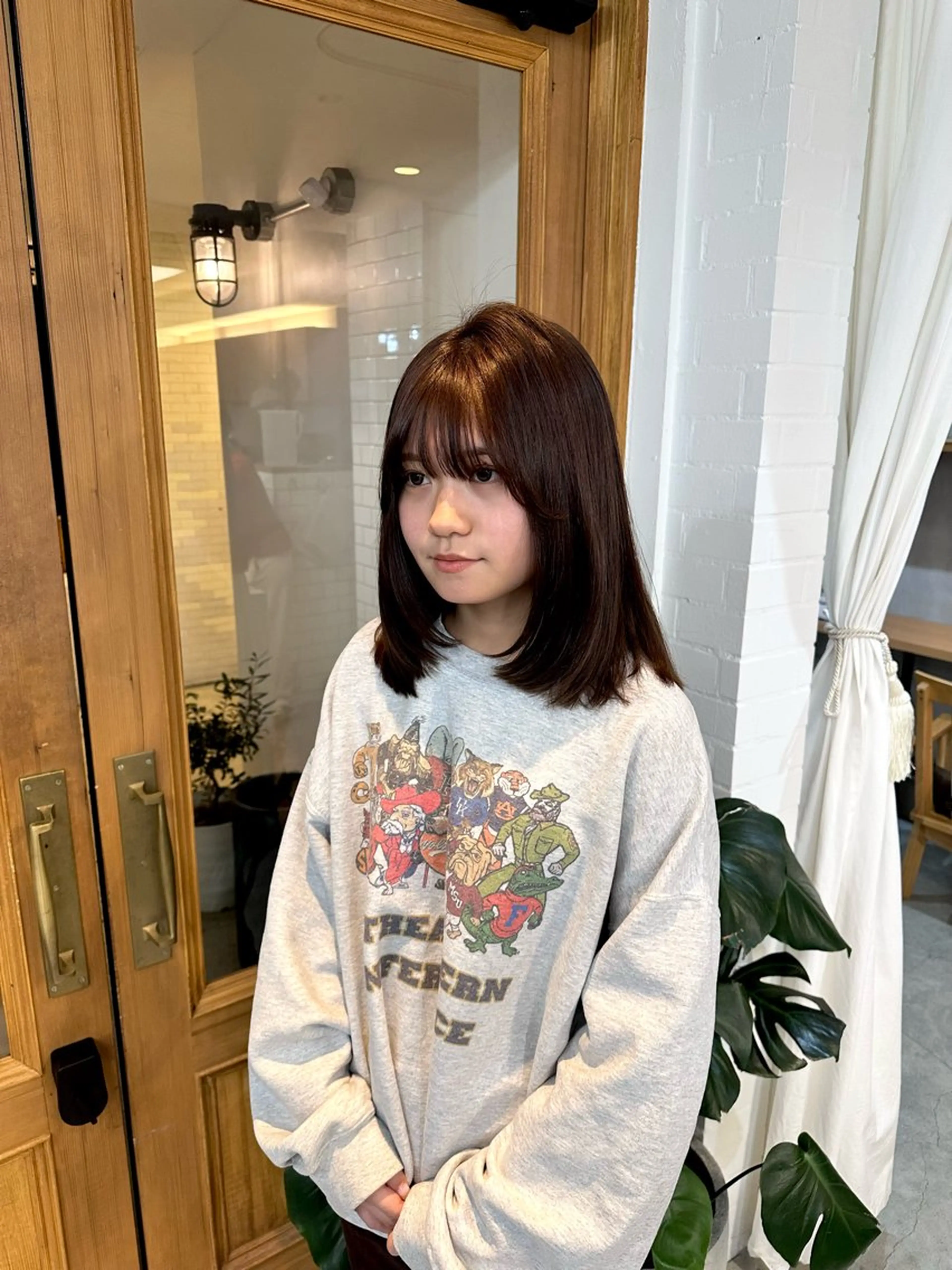 ミディアム 【縮毛矯正＆髪質改善 特化】/川上 結愛のヘアスタイル