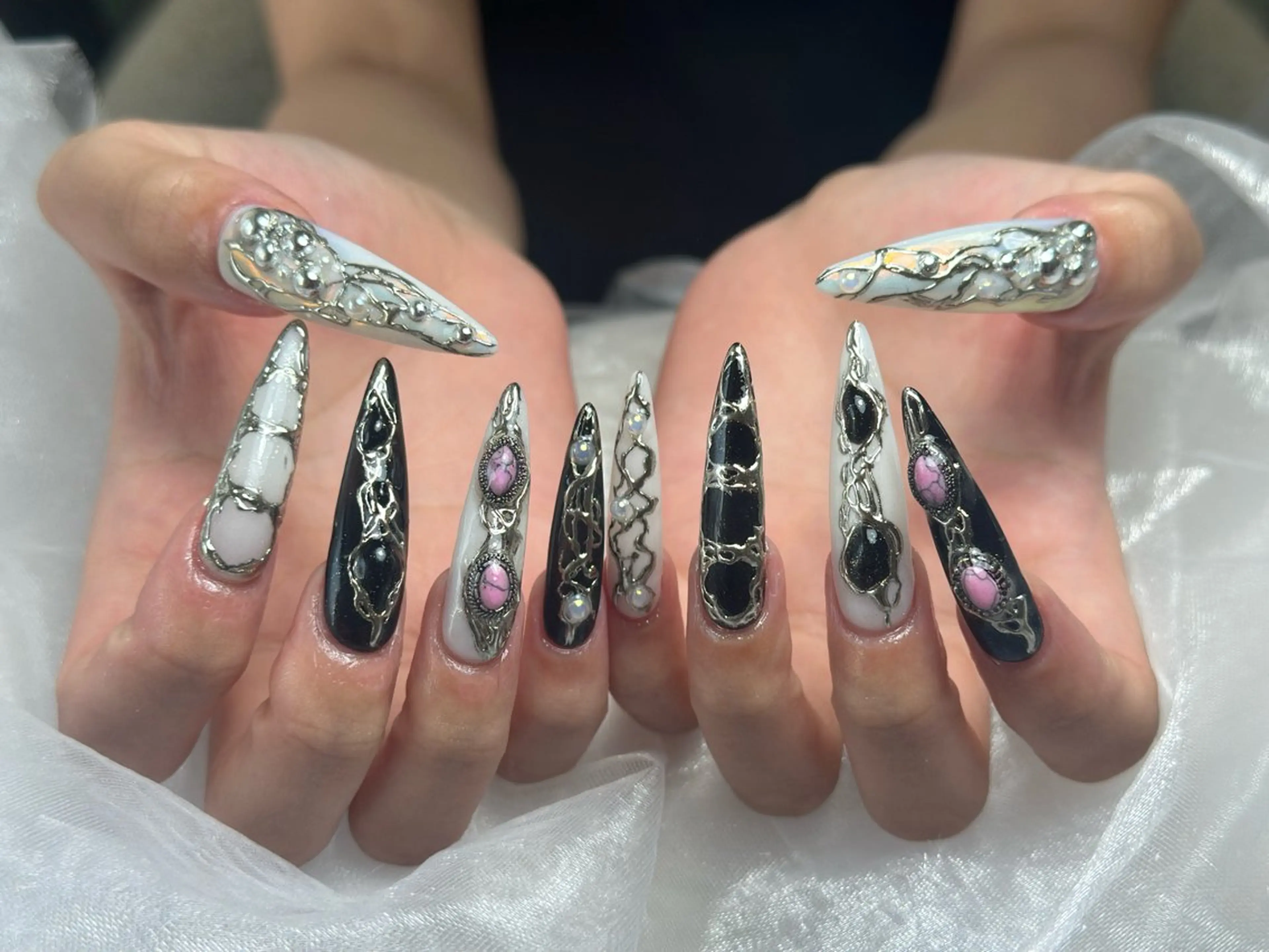 ネイル アートネイル ジェルネイル ハンドネイル JennNail_ マオのネイルデザイン