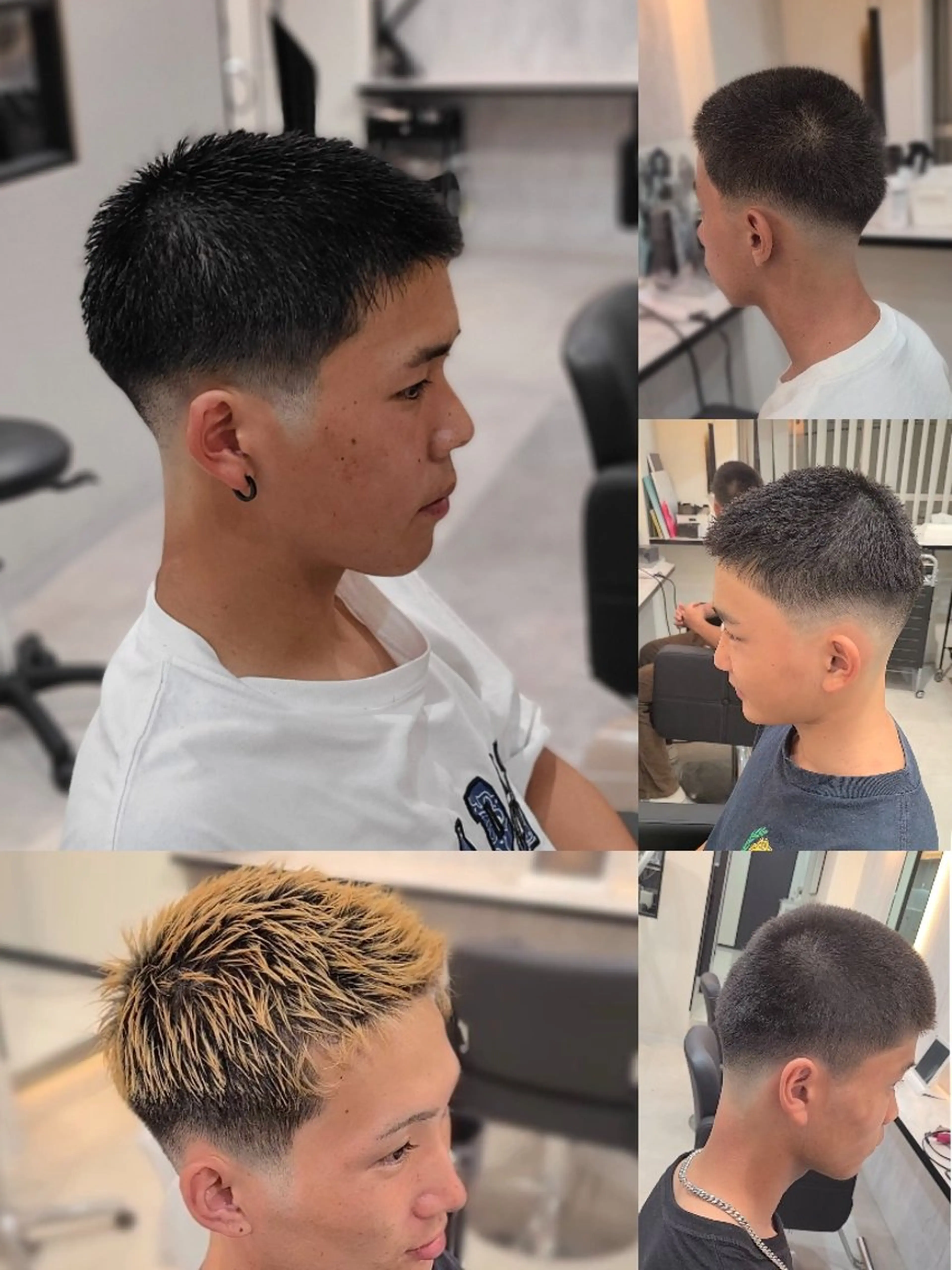 メンズ ショート フェードカット カット ヘアセット Lapis 名古屋駅前店所属・LEN名古屋/パーマ メンズ特化美容師のヘアスタイル