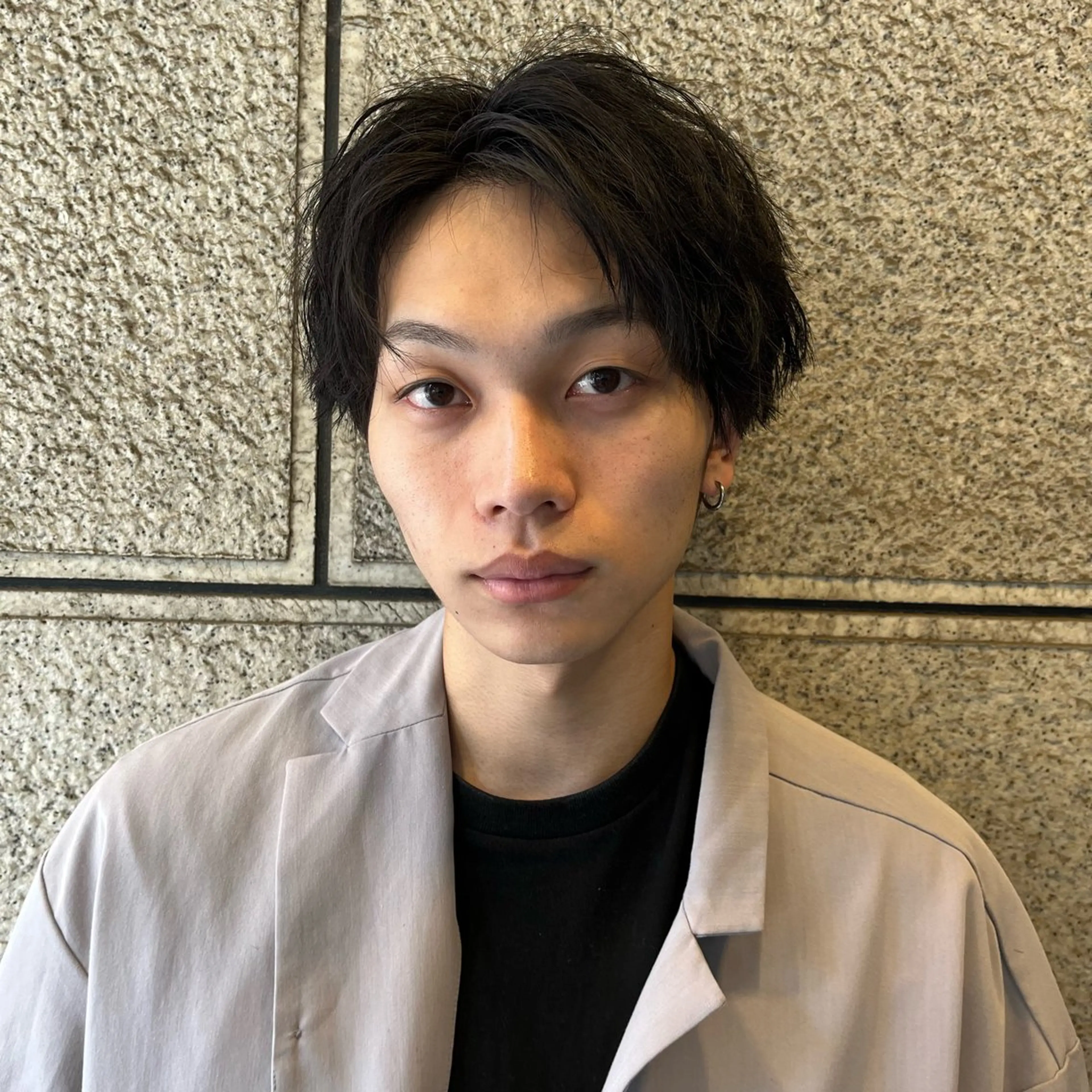 メンズ フェザーパーマ🌙 毛流れ yuzukiのヘアスタイル