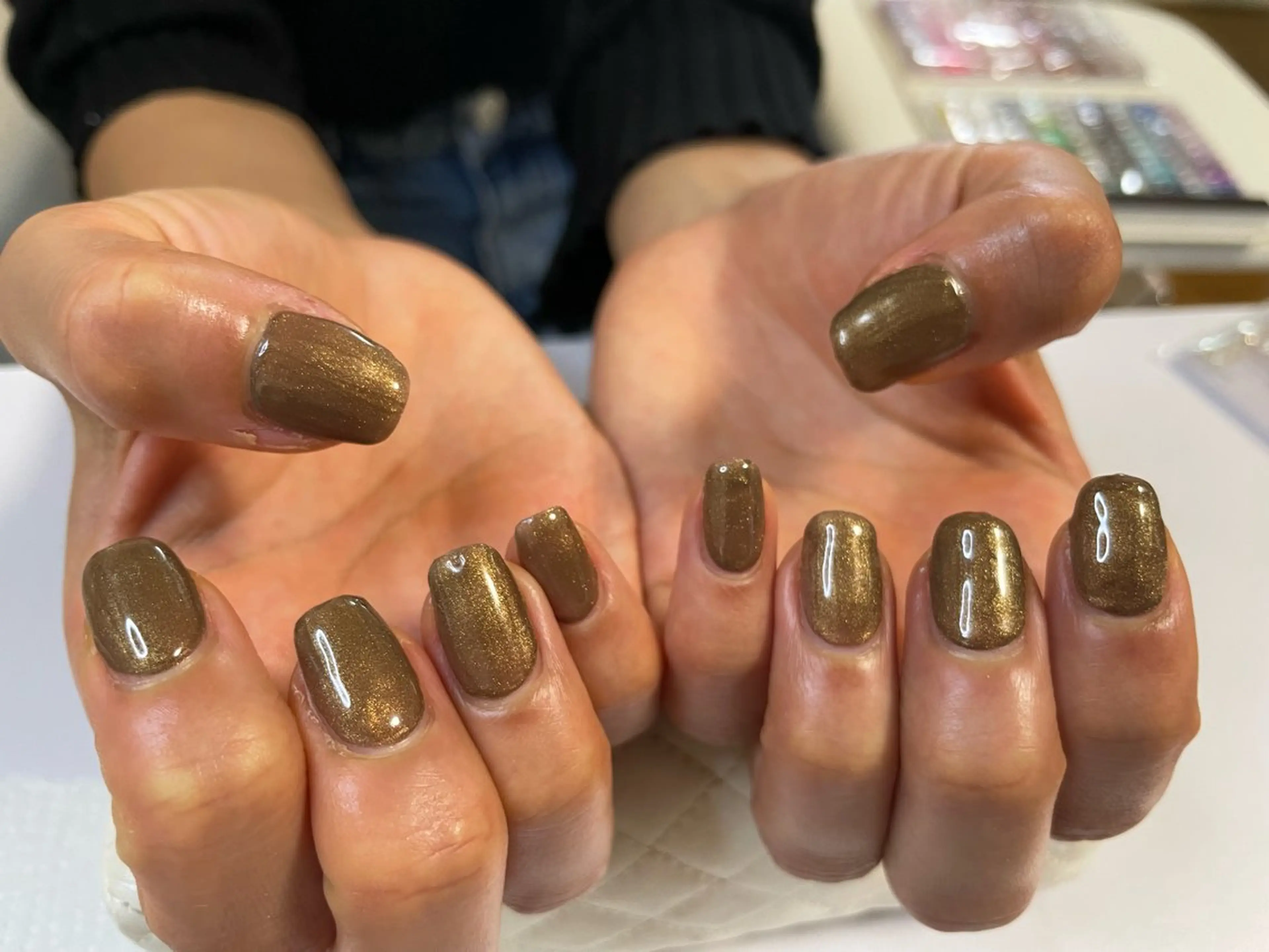 ネイル ワンカラーネイル eyenailist NANAのネイルデザイン