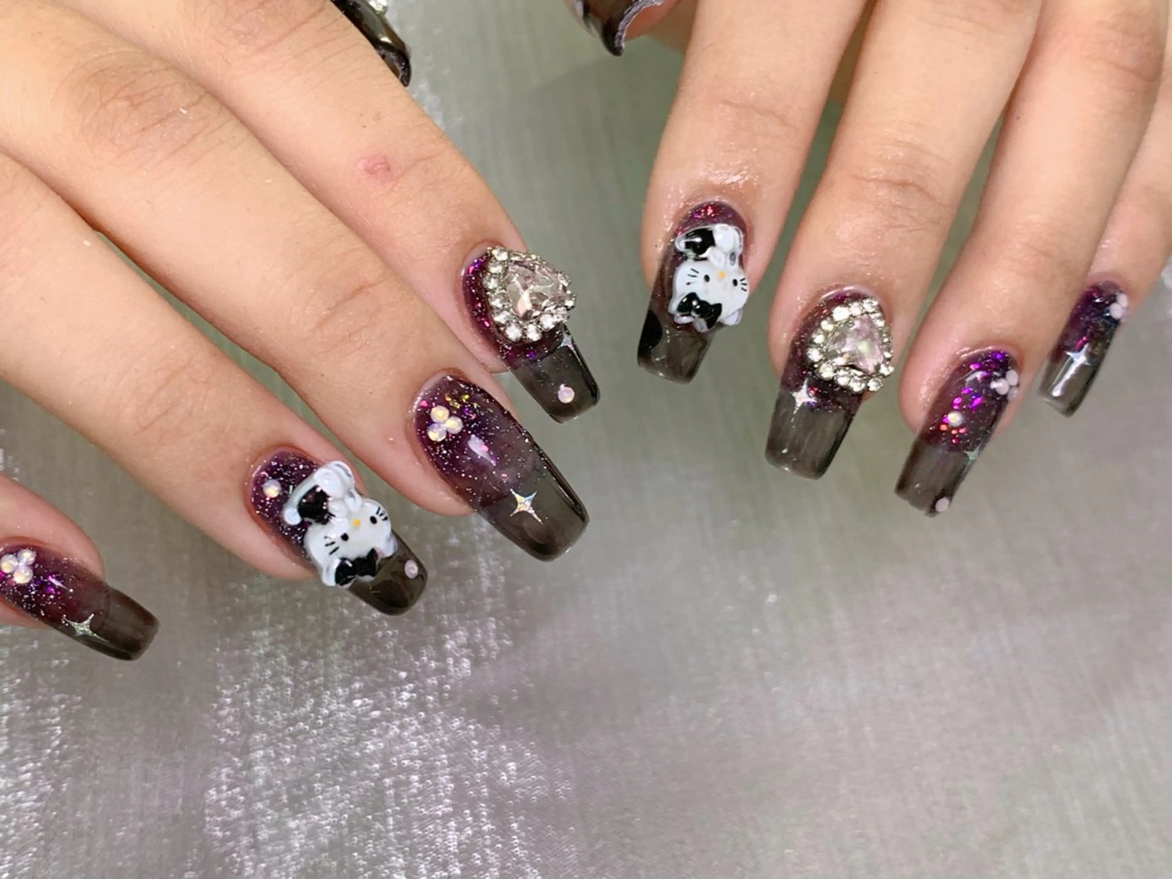 ネイル スカルプネイル ネイルチップ ハンドネイル lucky nail 歌舞伎町のネイルデザイン