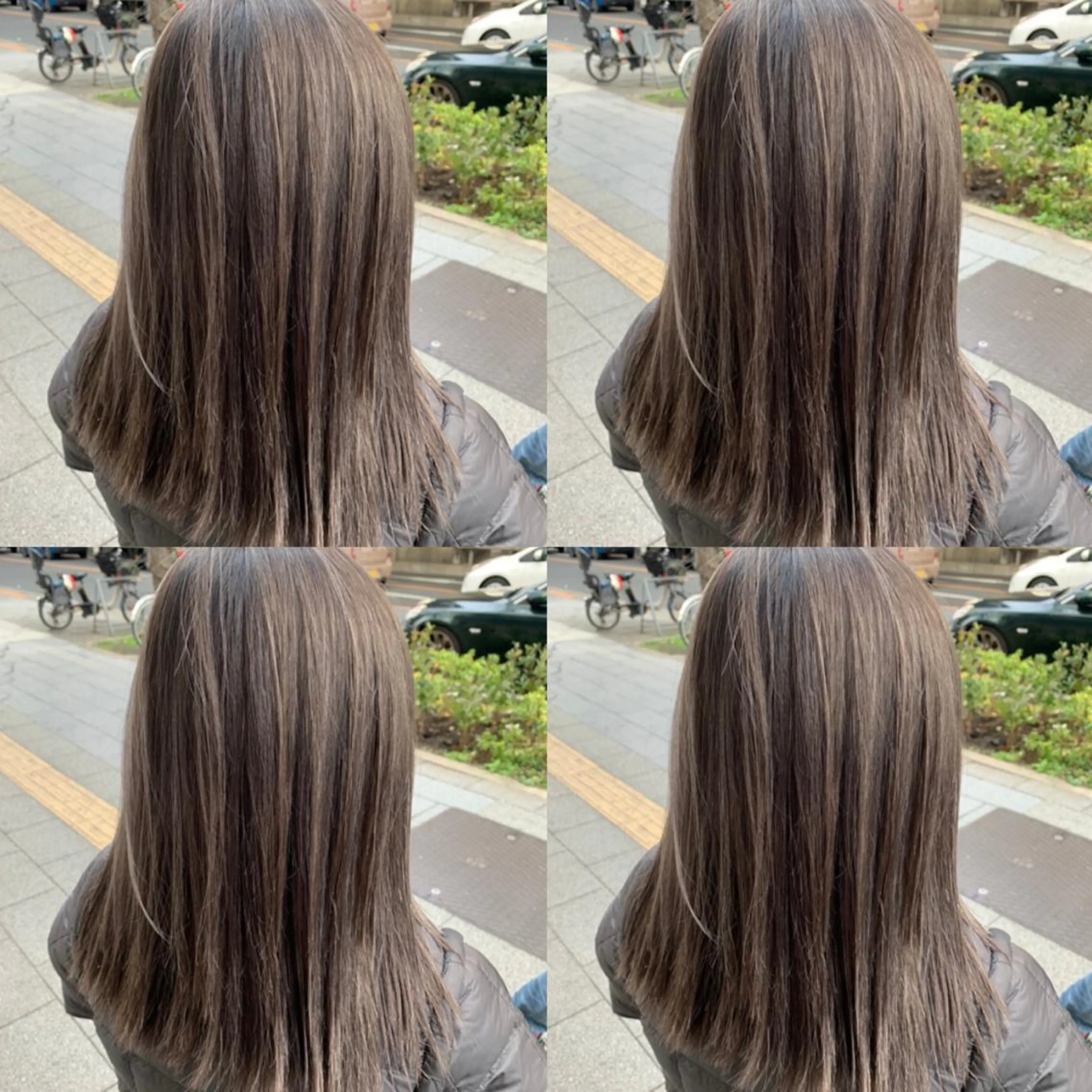 セミロング カラー ヘアアレンジ カット ヘアカラー トリートメント 🦋韓国ヘア 坂本 菜摘🦋のヘアスタイル