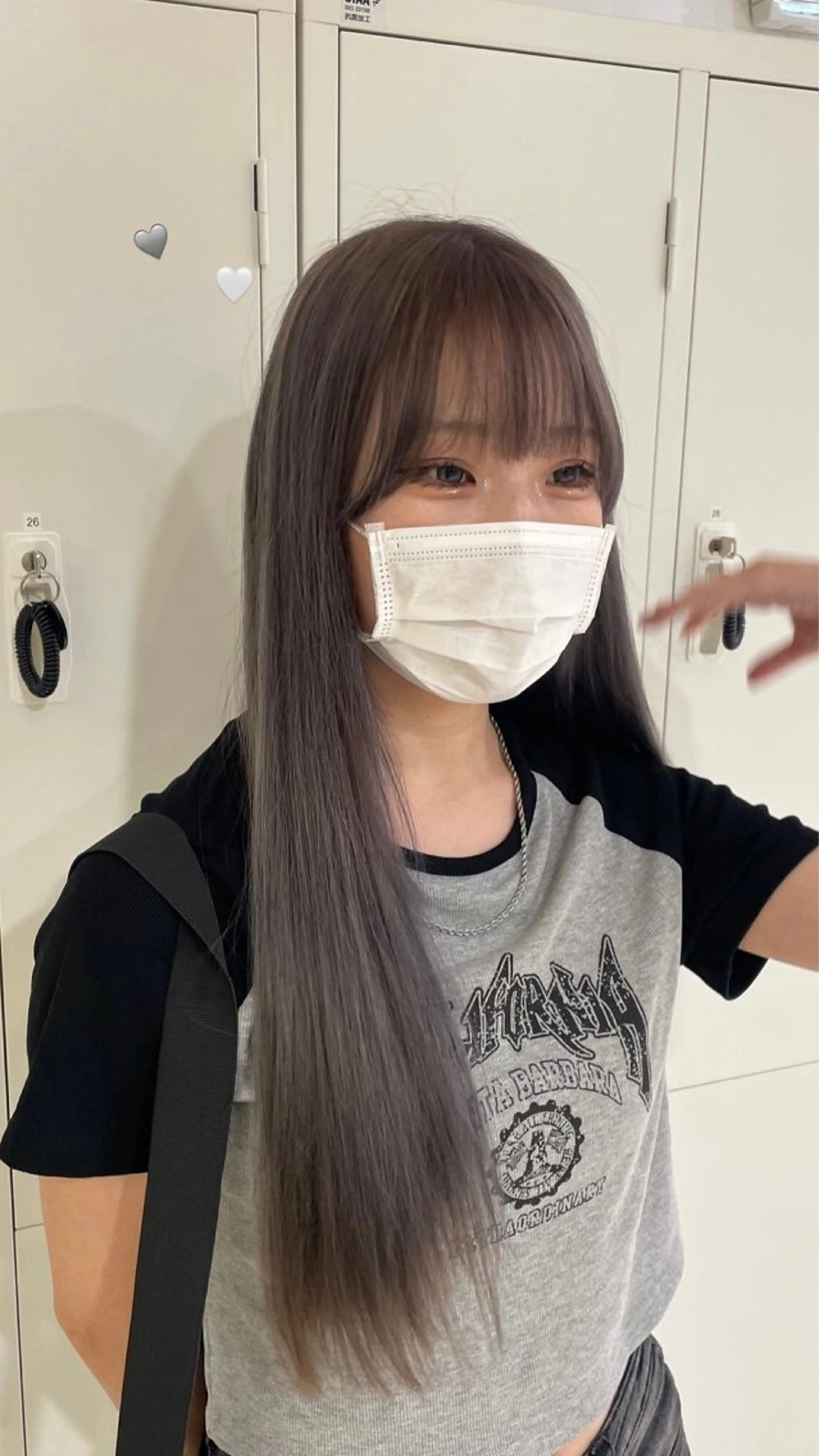 カラー ヘアカラー amoretto 天文館店kiraのヘアスタイル