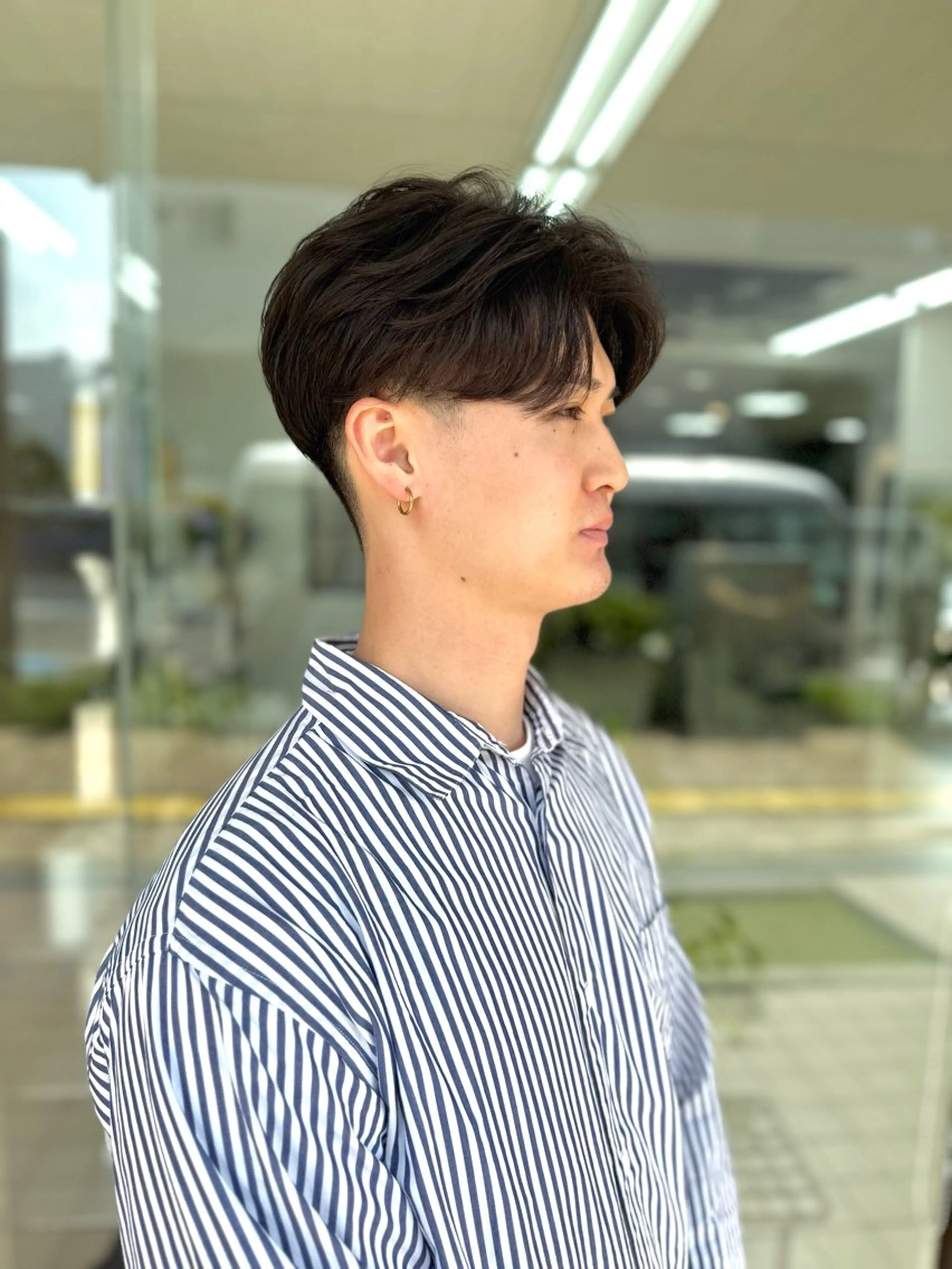 ショート パーマ メンズ メンズパーマ ニュアンスパーマ カット パーマ メンズパーマの達人 /タカシマダイスケのヘアスタイル