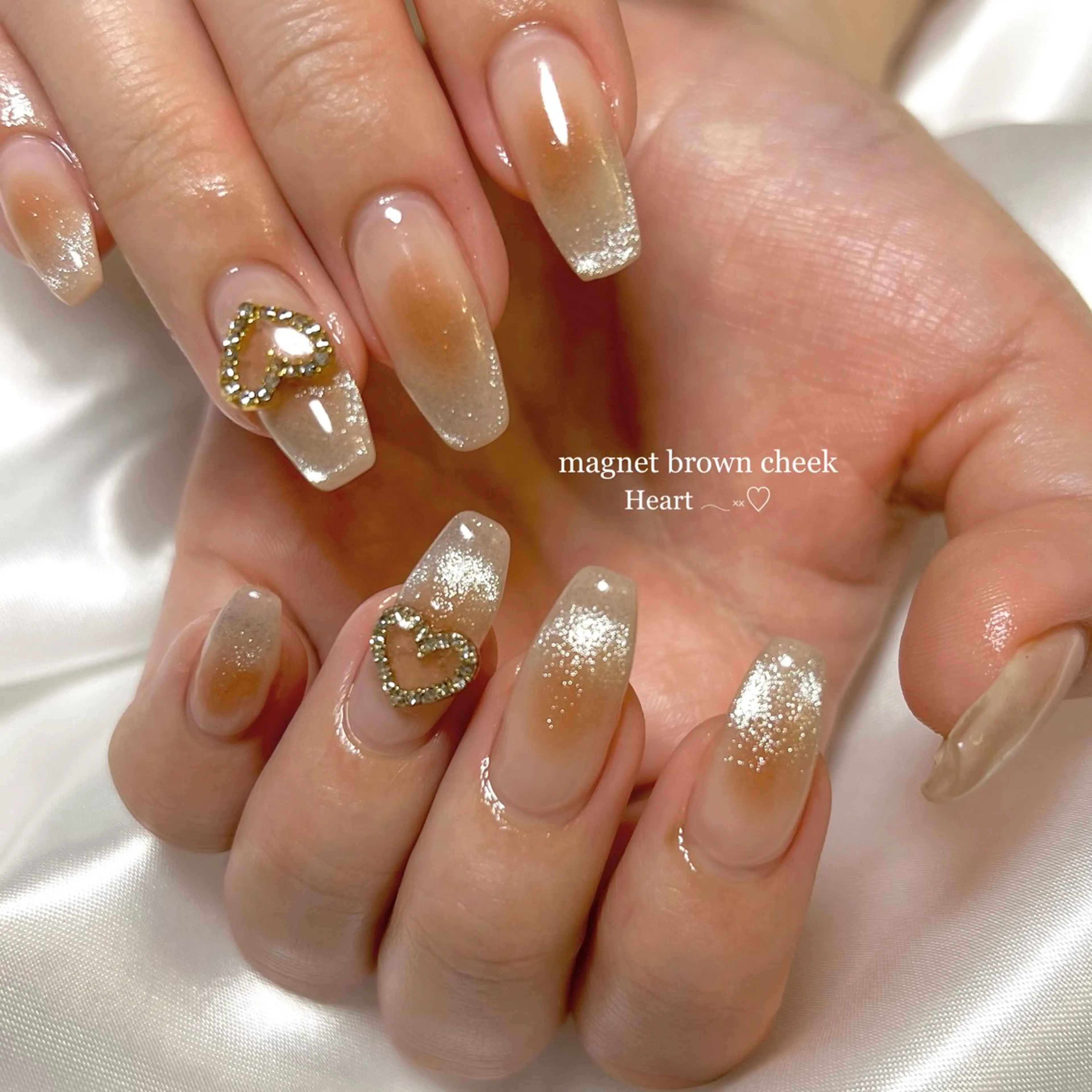 ネイル ハート ハンドネイル Nail Salon&School REPLENDA所属・REPLENDA/ azusa(石井梓)のネイルデザイン