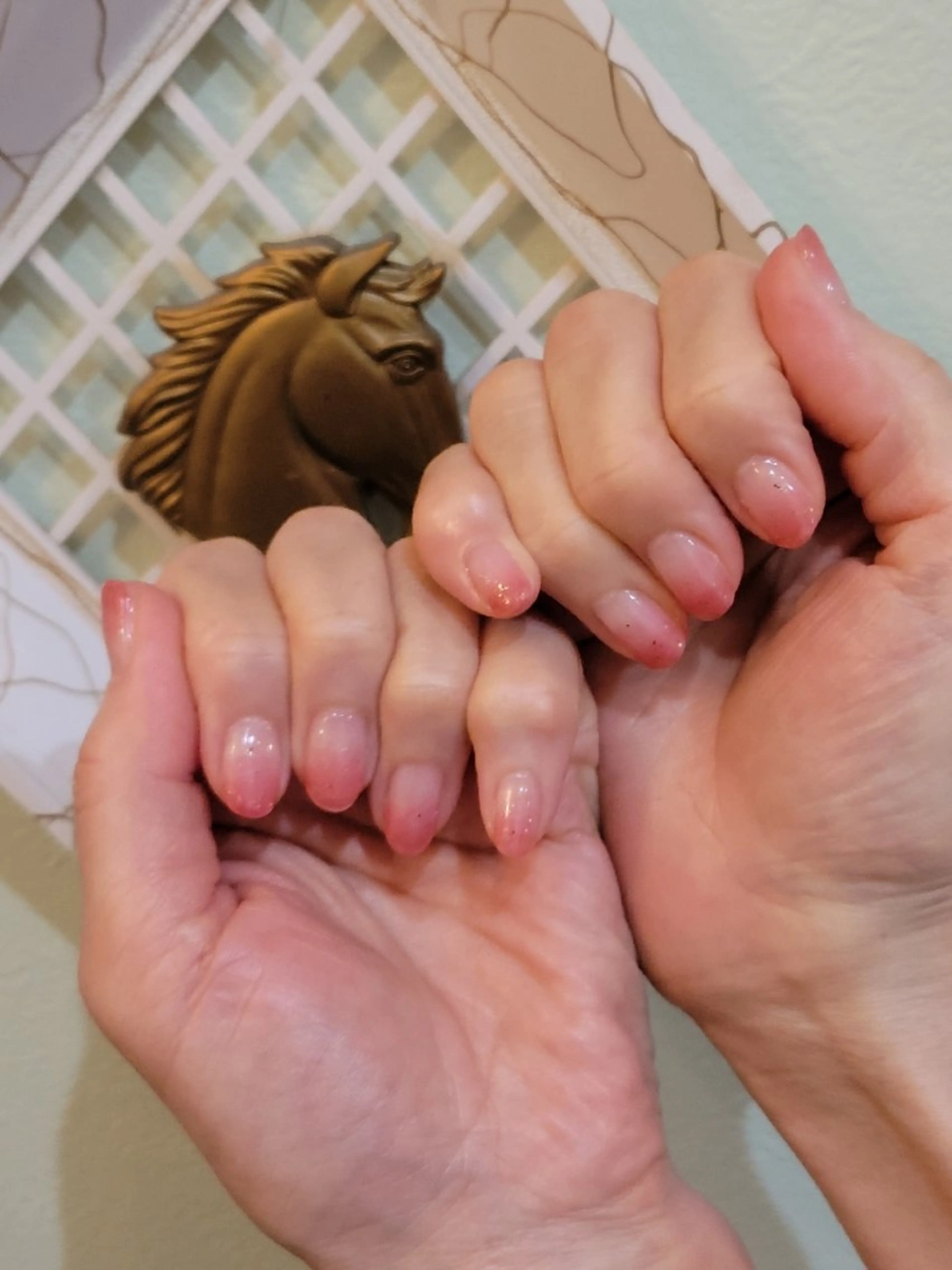ハンドジェルネイル/ワンカラー又はグラデーション（オフあり）の写真
