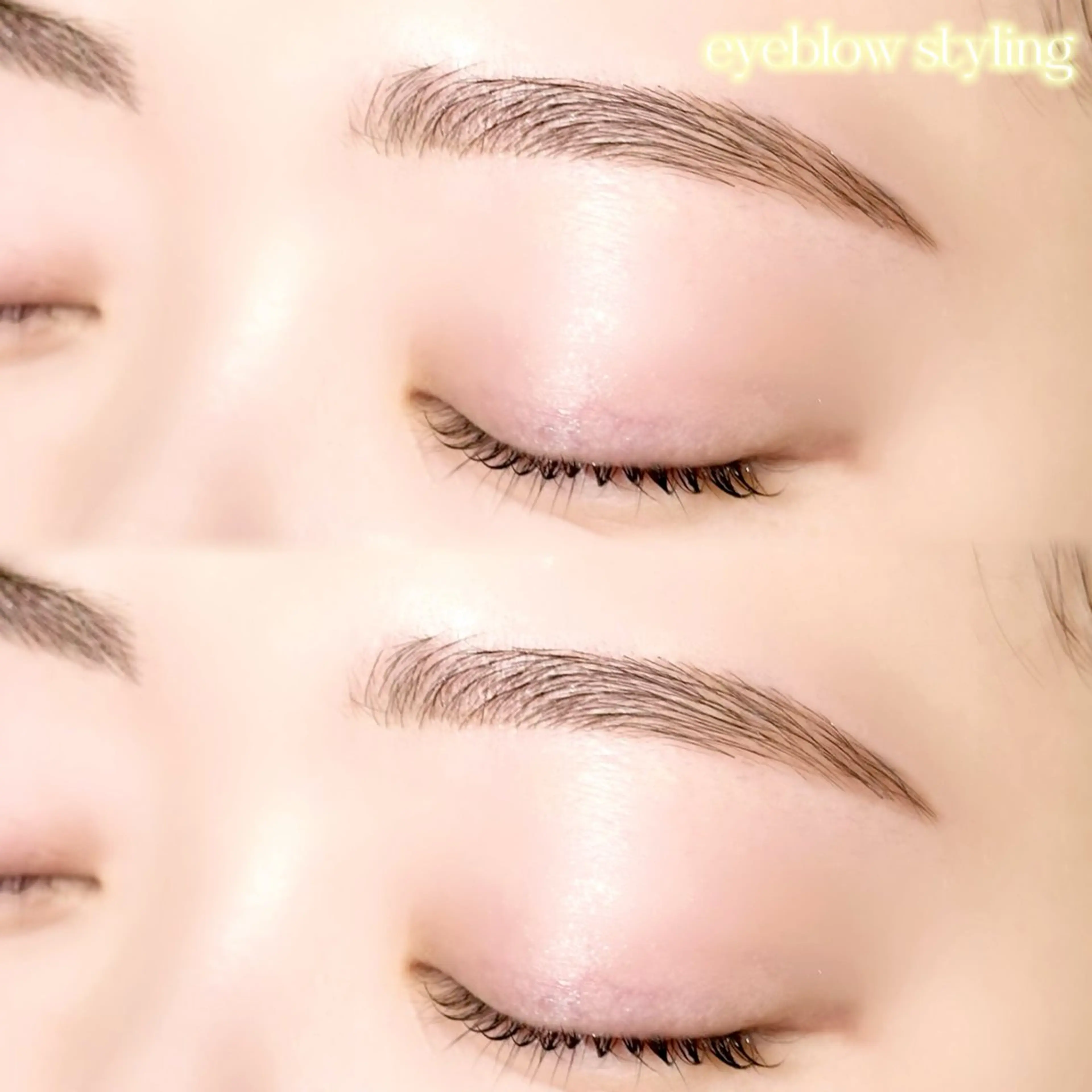 ▫️【人気𝐍𝐨.𝟏】 Quick美眉スタイリング（メイク&レクチャー+¥500）※現金のみの写真