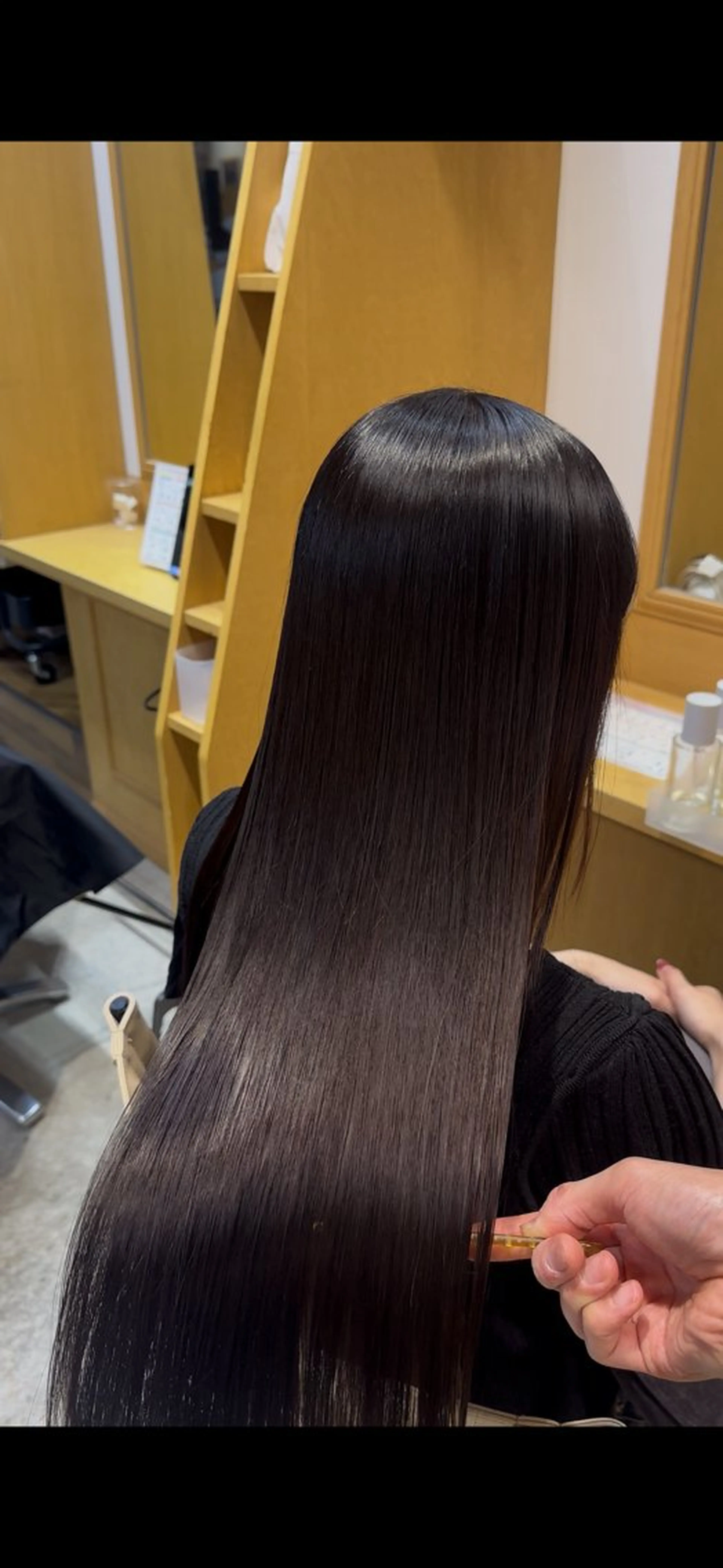 ロング カット 縮毛矯正 トリートメント 恵比寿/ブリーチ/ 髪質改善/フミヤのヘアスタイル