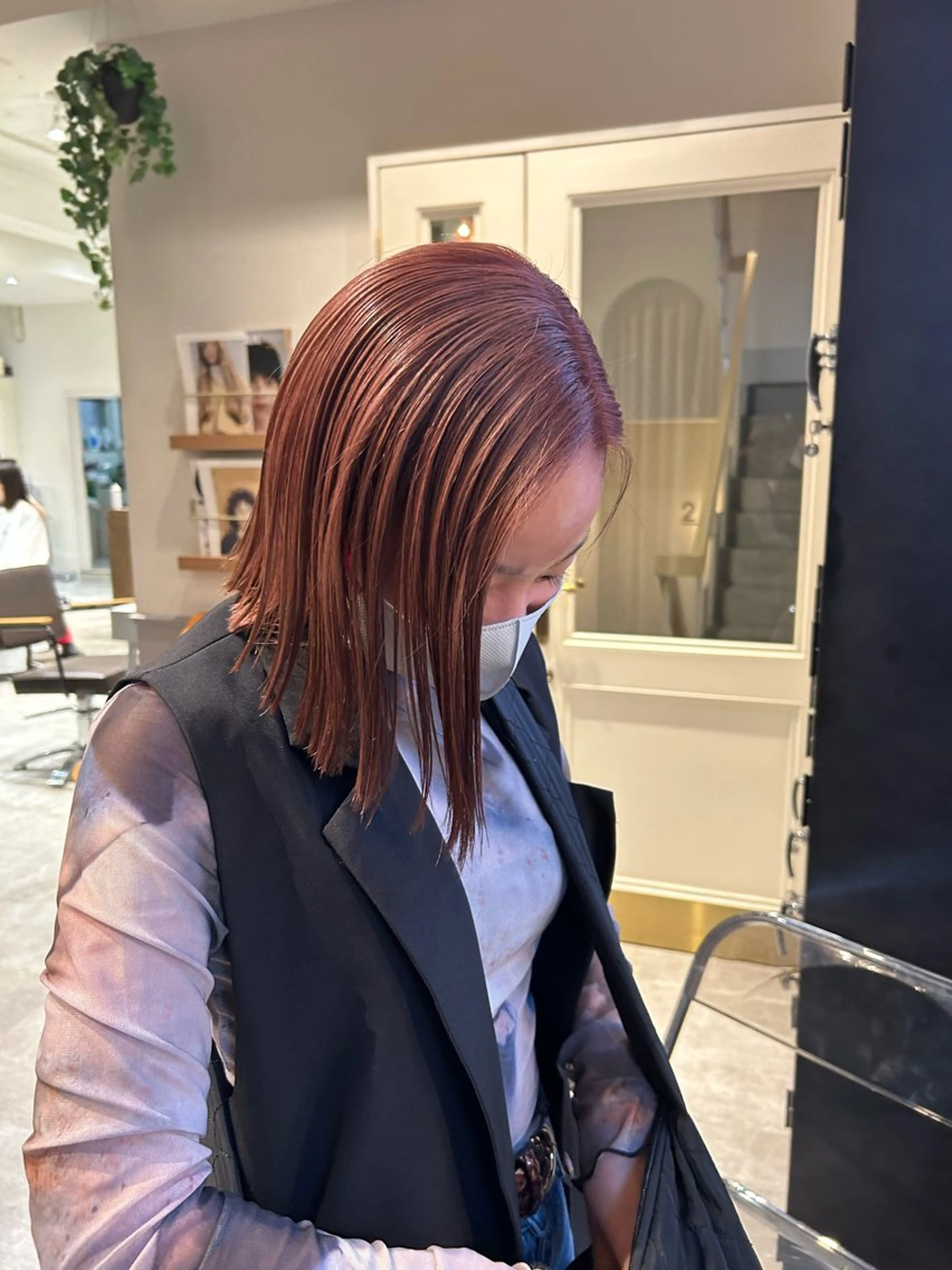 ミディアム sliver renのヘアスタイル