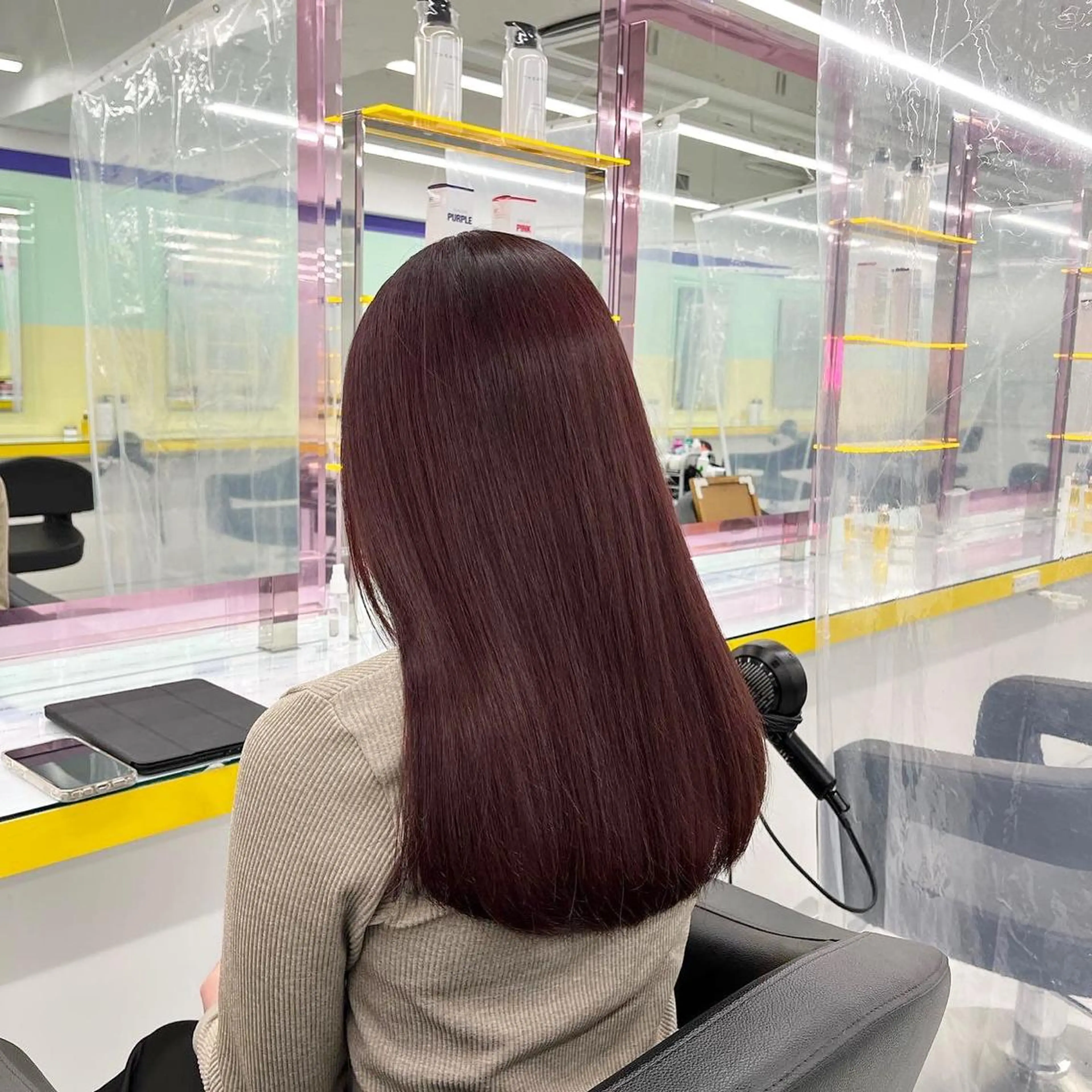 ロング カット ヘアカラー トリートメント ヘッドスパ ヘアセット I S所属・🌿透明感カラー‪ 🍼KAZUKI🍓のヘアスタイル
