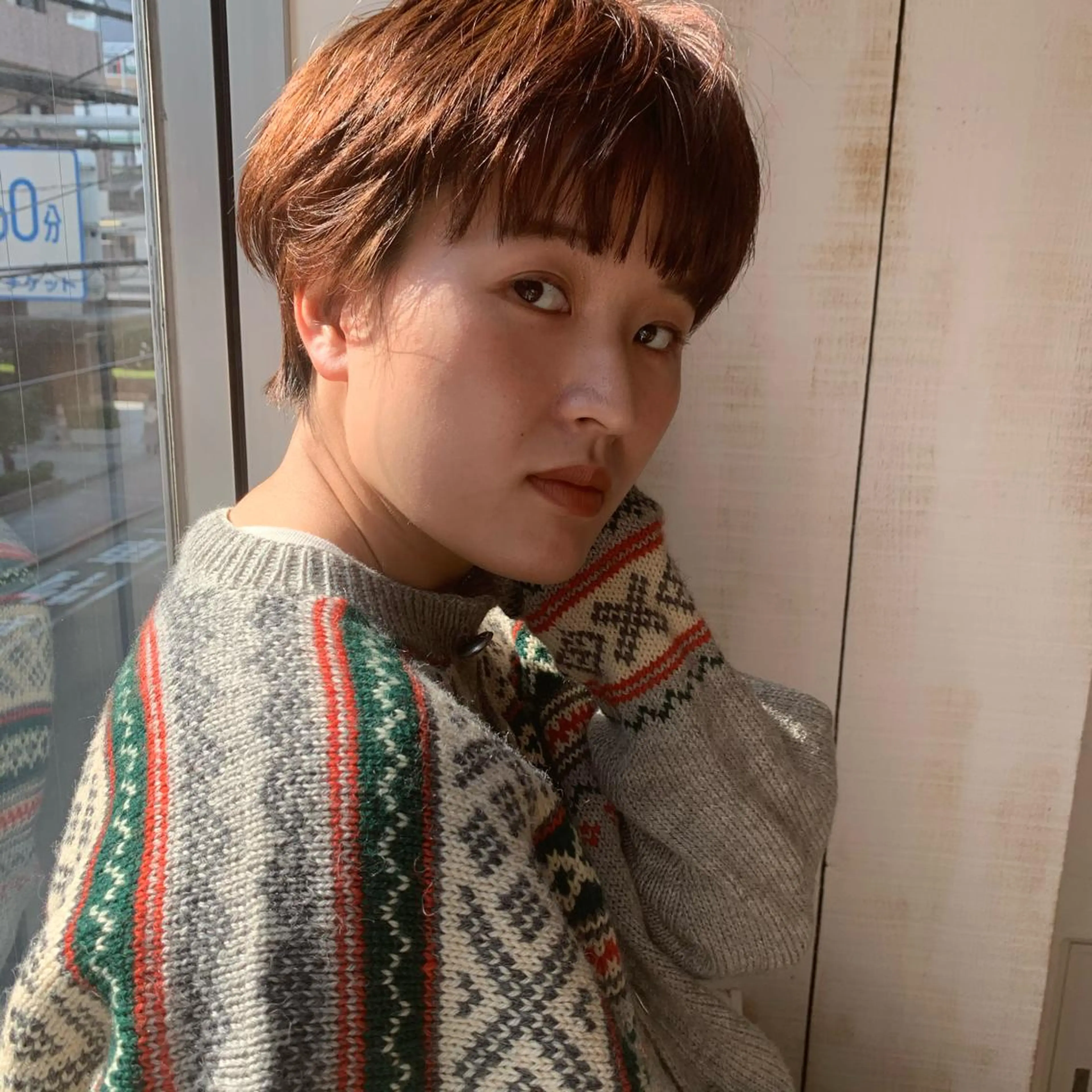 ショート カラー イヌイ フウコのヘアスタイル