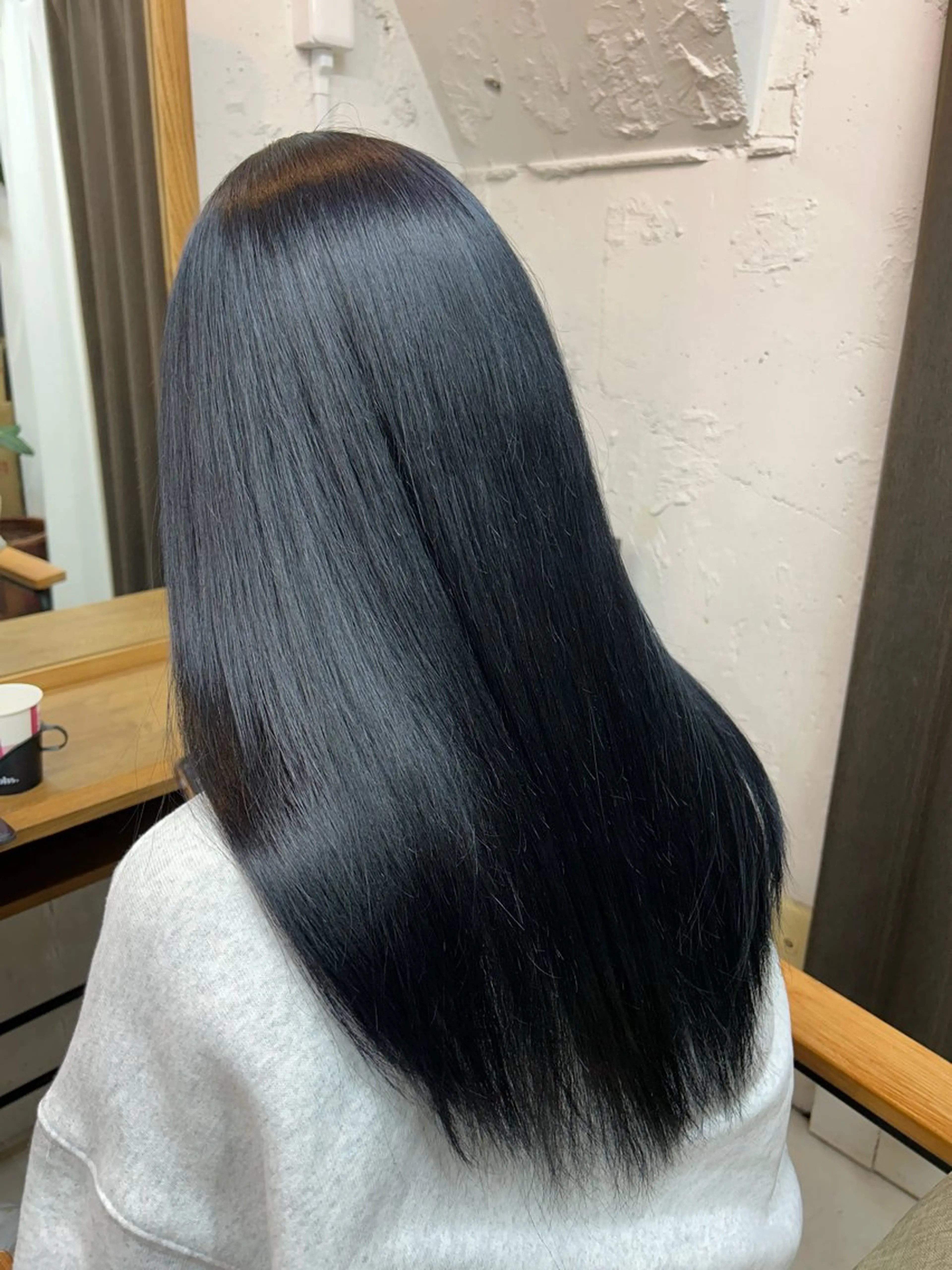 ロング 岩崎 美帆のヘアスタイル