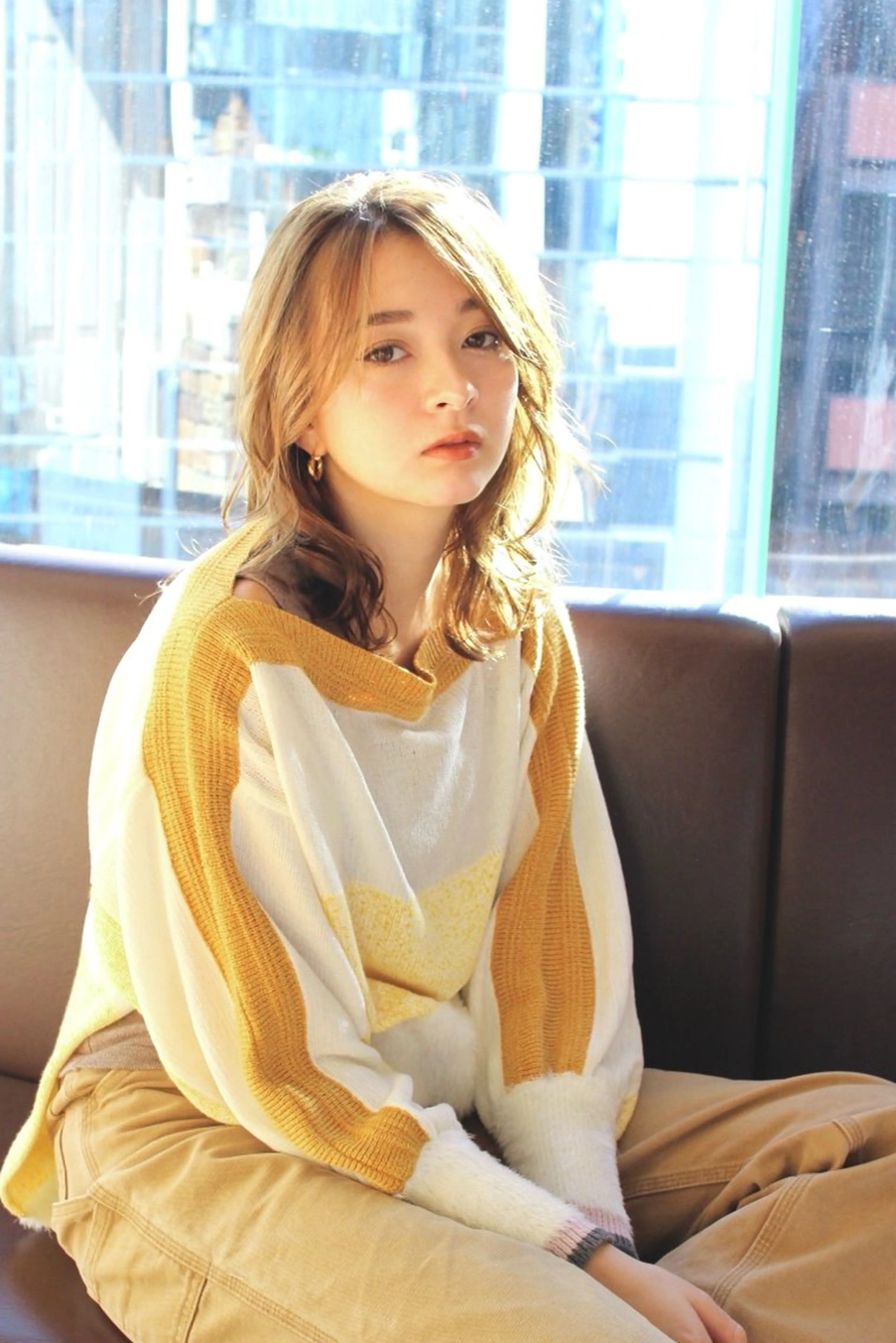 ミディアム パーマ カット パーマ 千 田のヘアスタイル