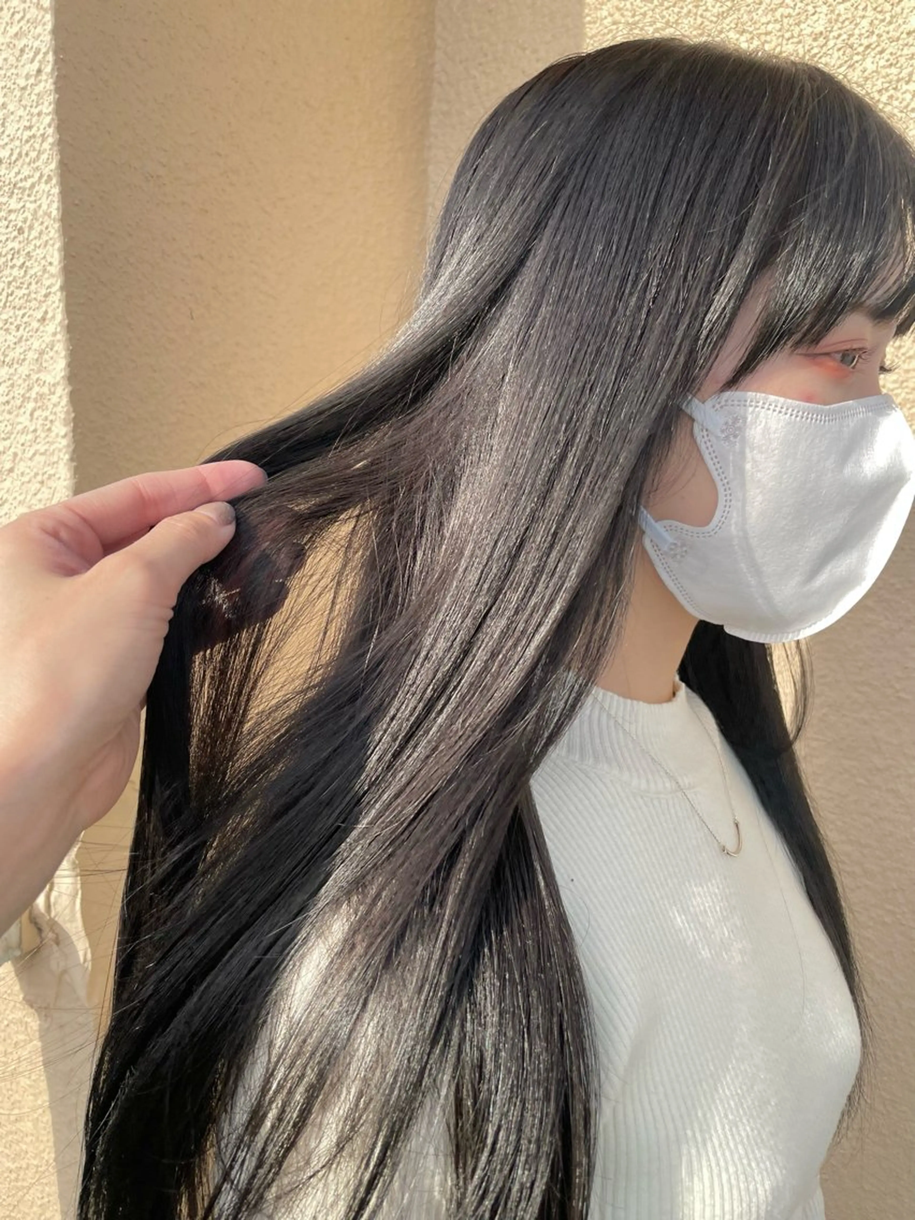 似合わせカット＋艶カラーの写真
