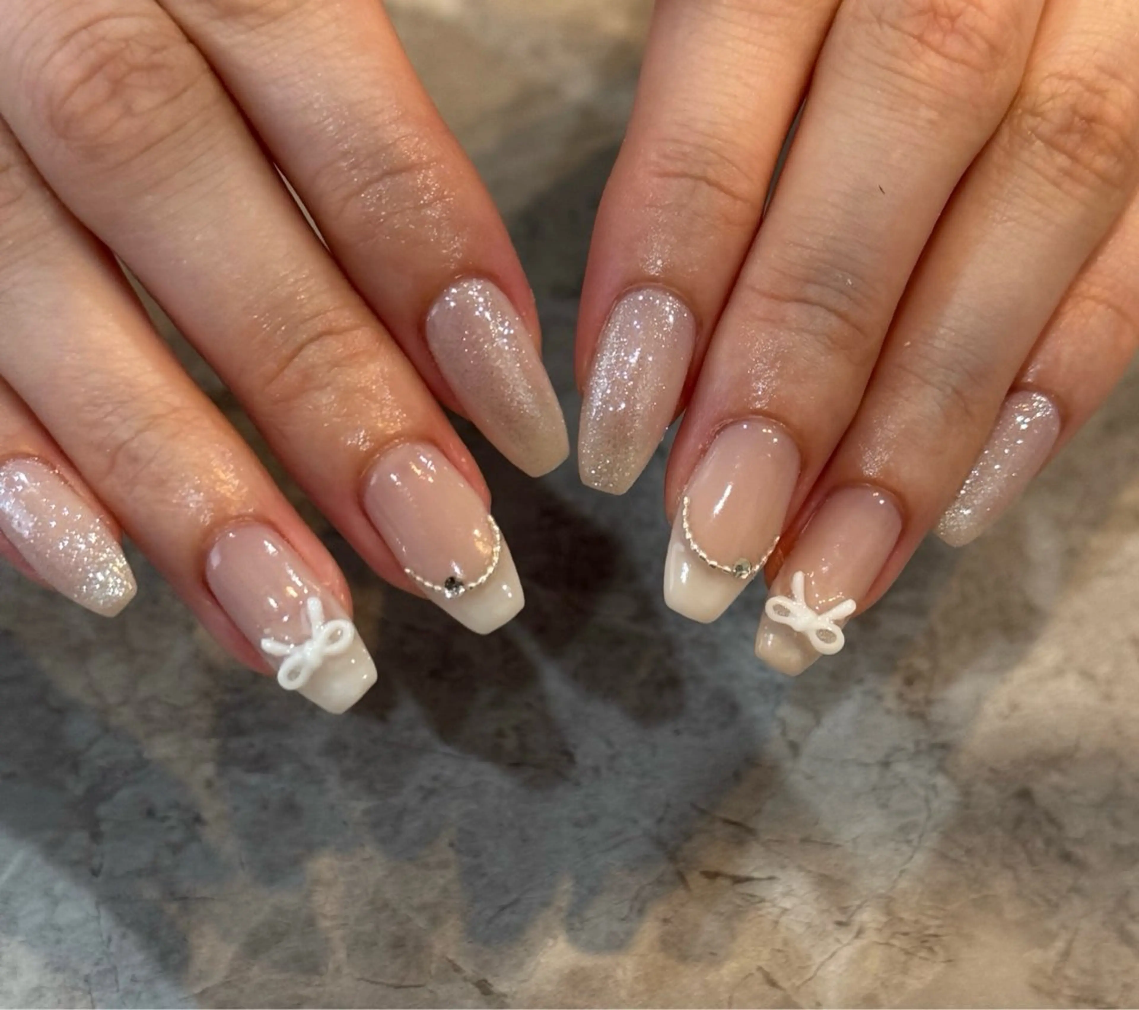 ネイル ガーリー ハンドネイル Blé nailのネイルデザイン