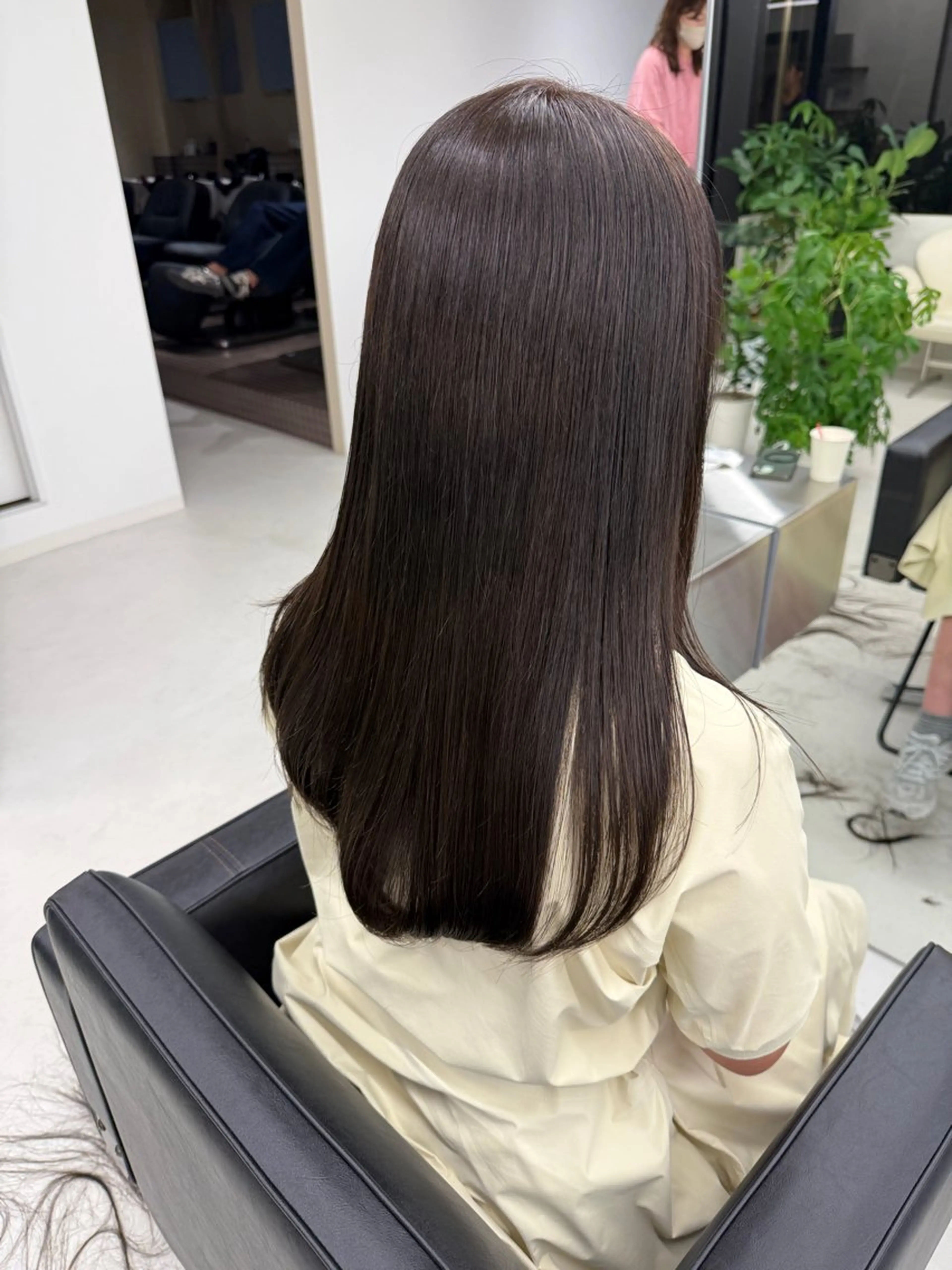 ロング カラー カット ヘアカラー 表参道/ 透明感 colorのヘアスタイル