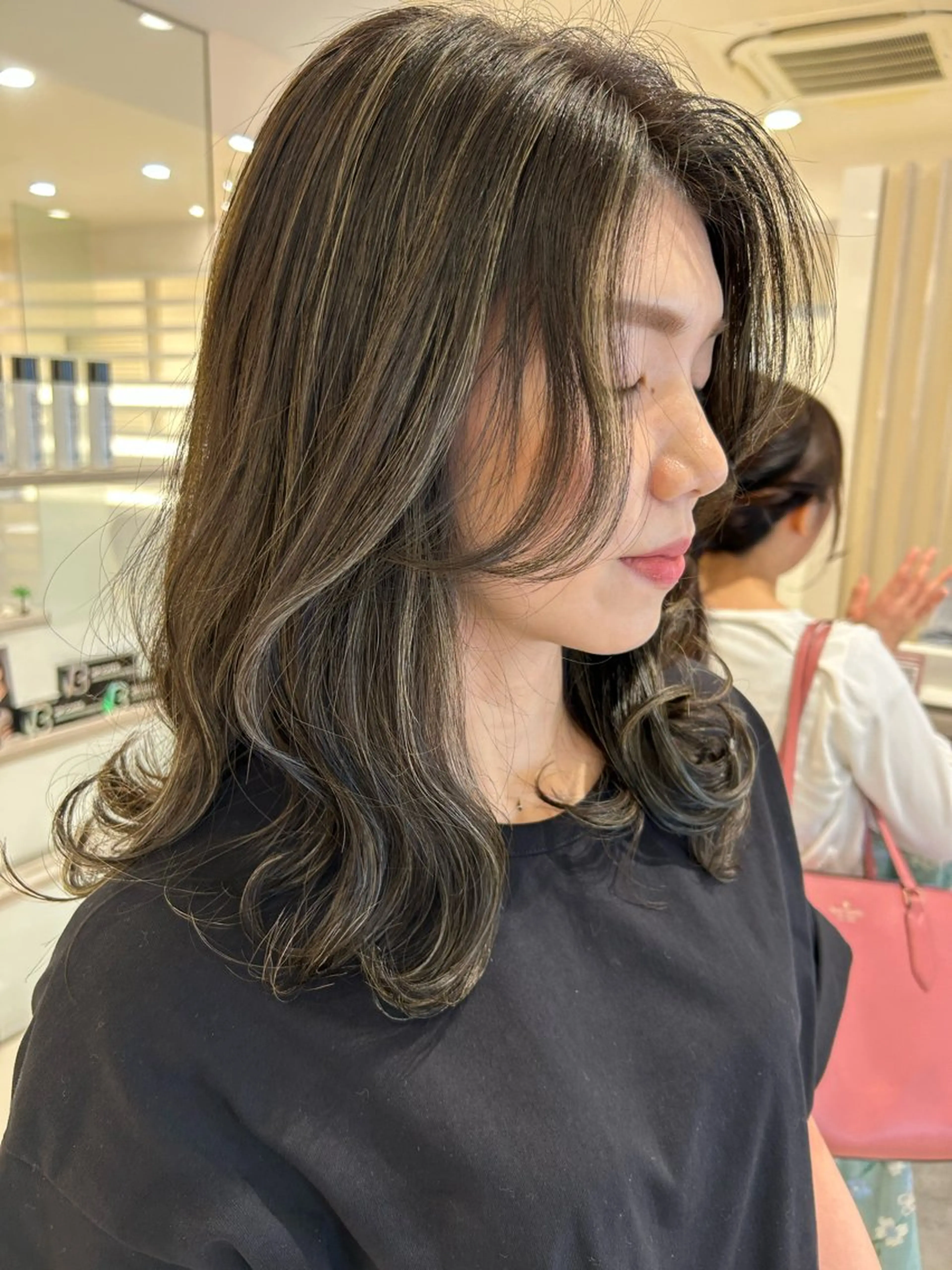 セミロング カット ヘアカラー marju銀座 マージュギンザのヘアスタイル