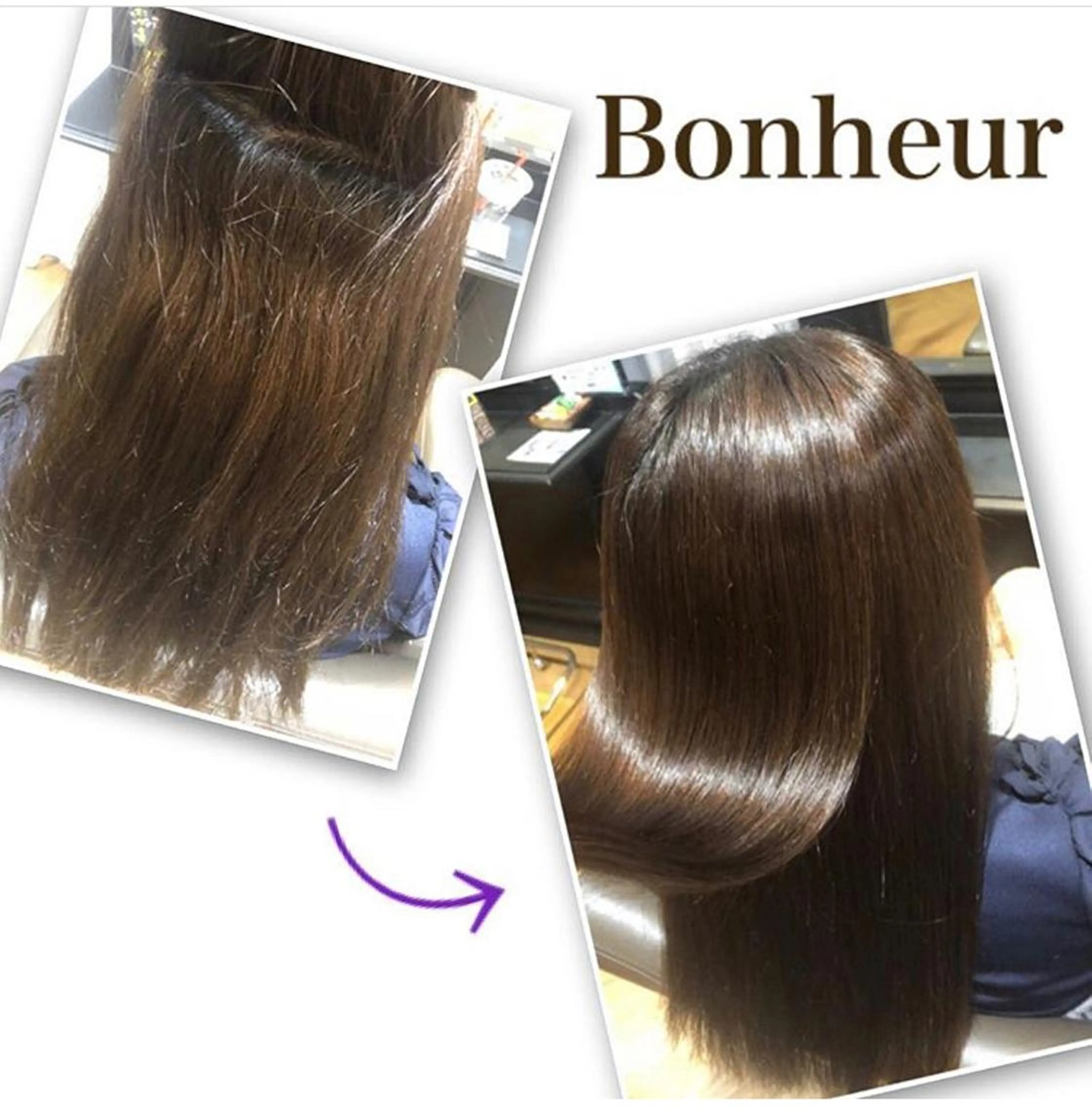 ロング パーマ ストレートパーマ Ere.by bonheur所属・Ere bybonheurのヘアスタイル