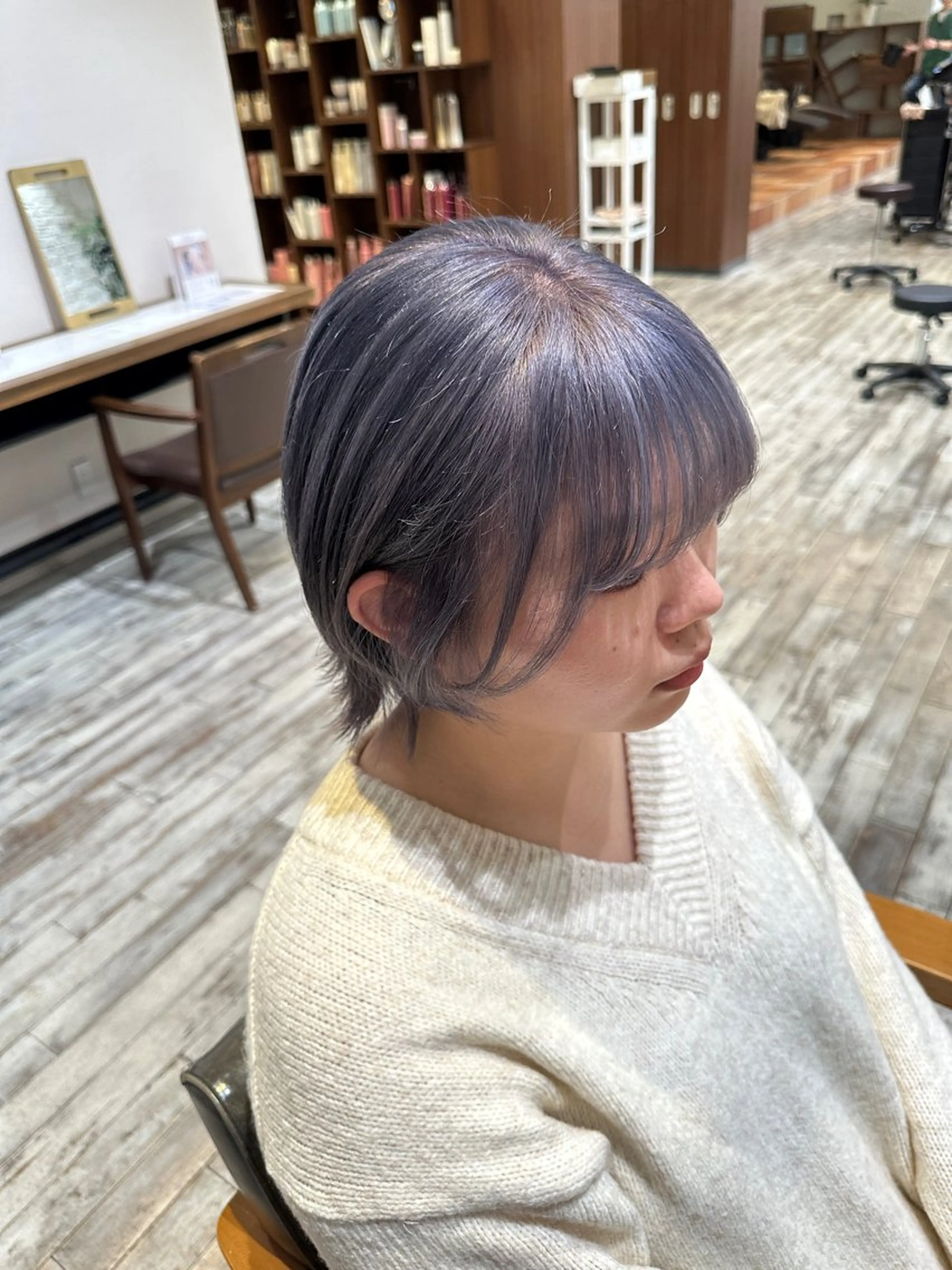 ショート カラー ヘアカラー Aura所属・丸山 心 / 艶カラーのヘアスタイル