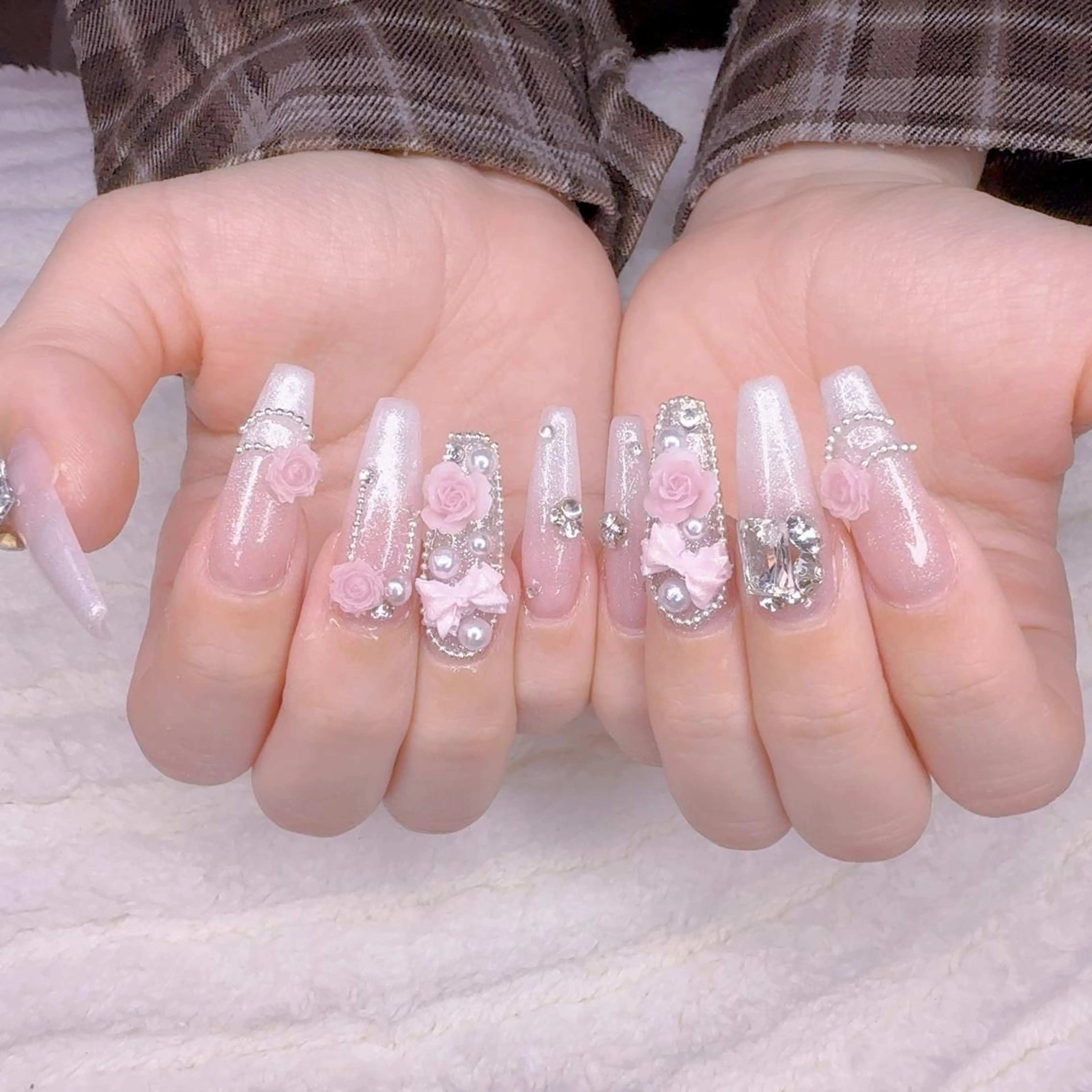 ネイル 成人式 韓国ネイル オフィスネイル ハンドネイル ハンドケア For U nail スカルプ専門店のネイルデザイン