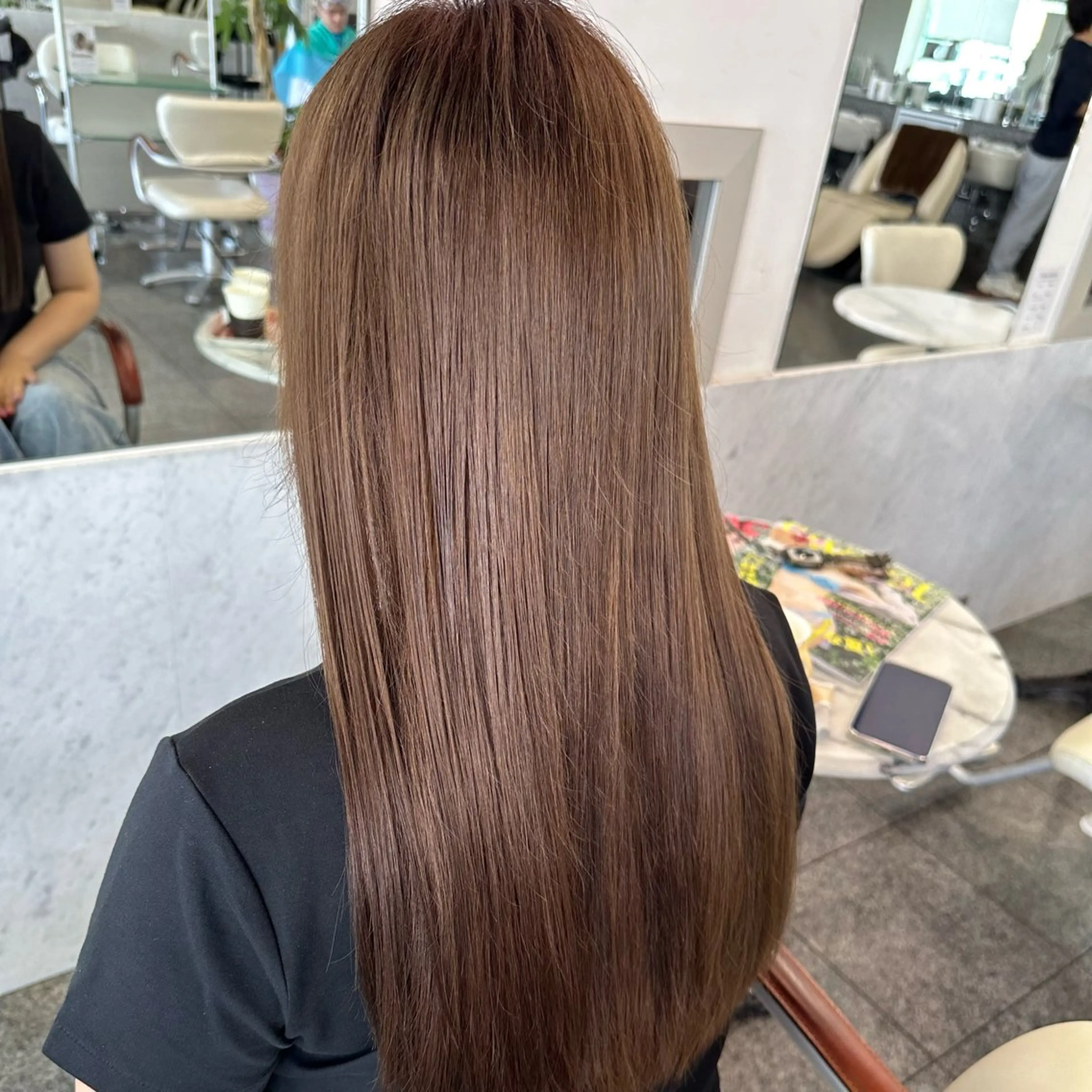 カラー ヘアカラー 町田 里奈のヘアスタイル