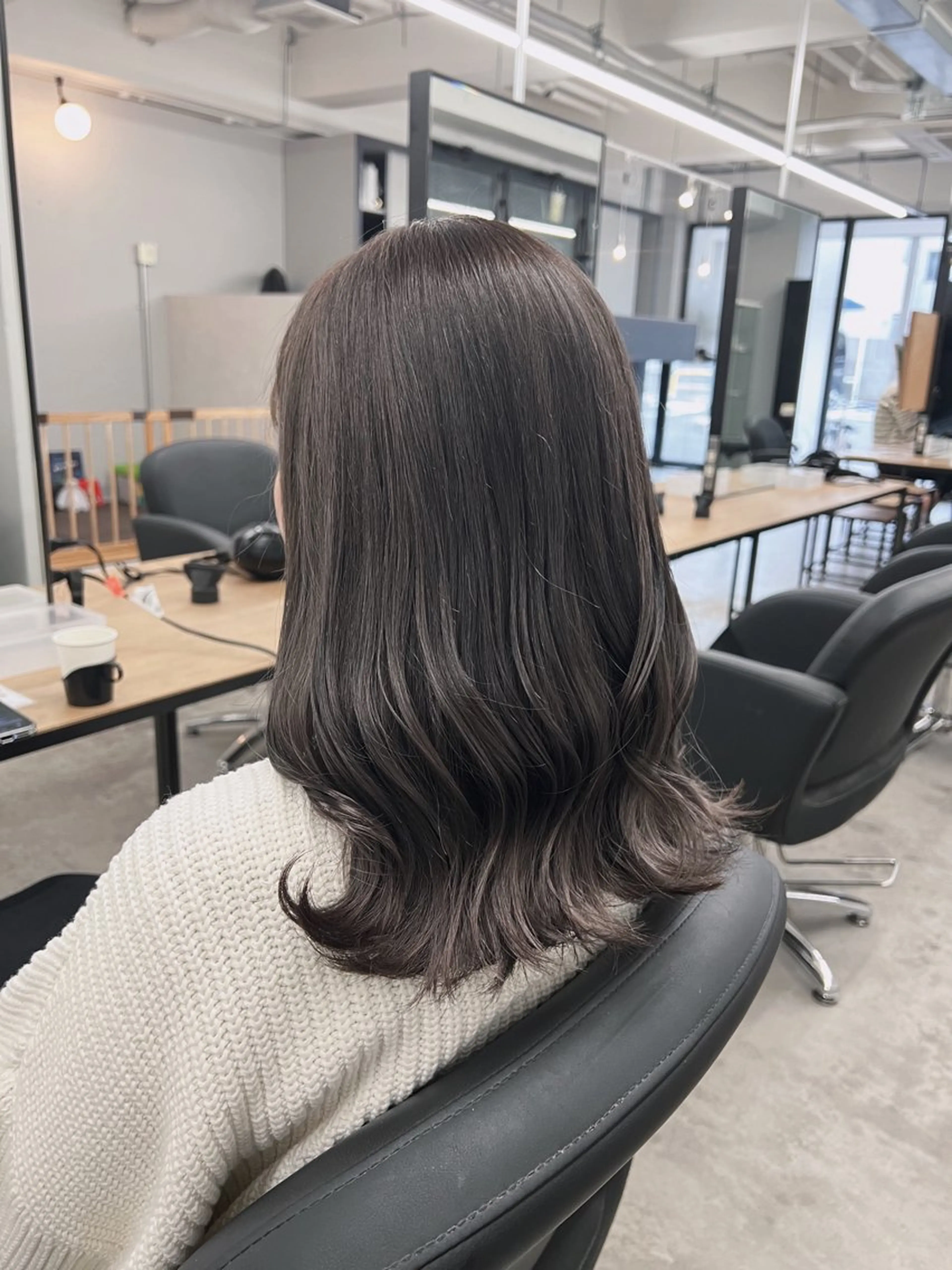 ミディアム カラー カット MODEK's 庄内 mikuのヘアスタイル