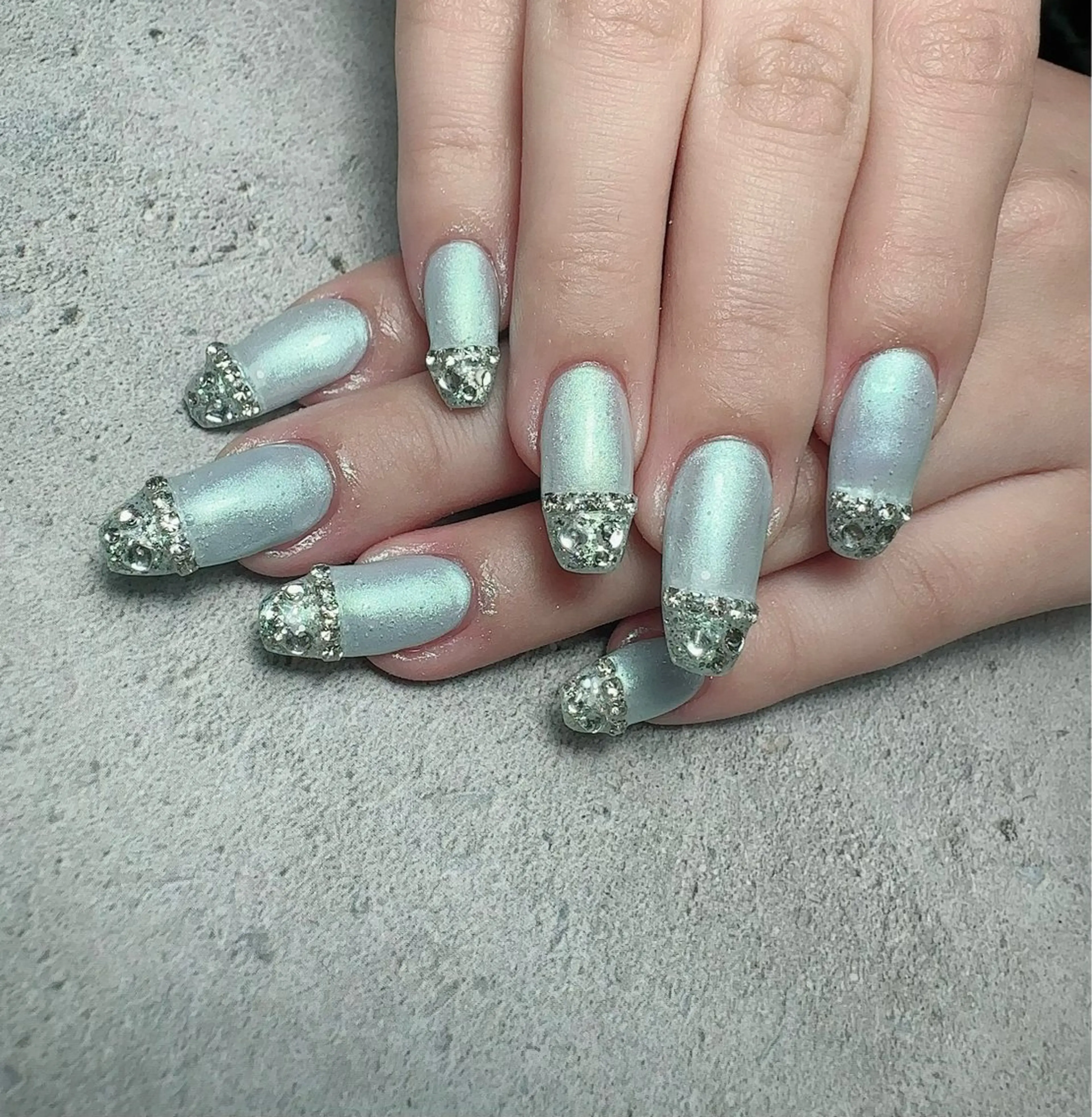 ネイル アートネイル ハート マグネットネイル 持ち込み ニュアンスネイル ハンドネイル nail salon    Mimiy..所属・Nailsalon Mimiy..♡のネイルデザイン