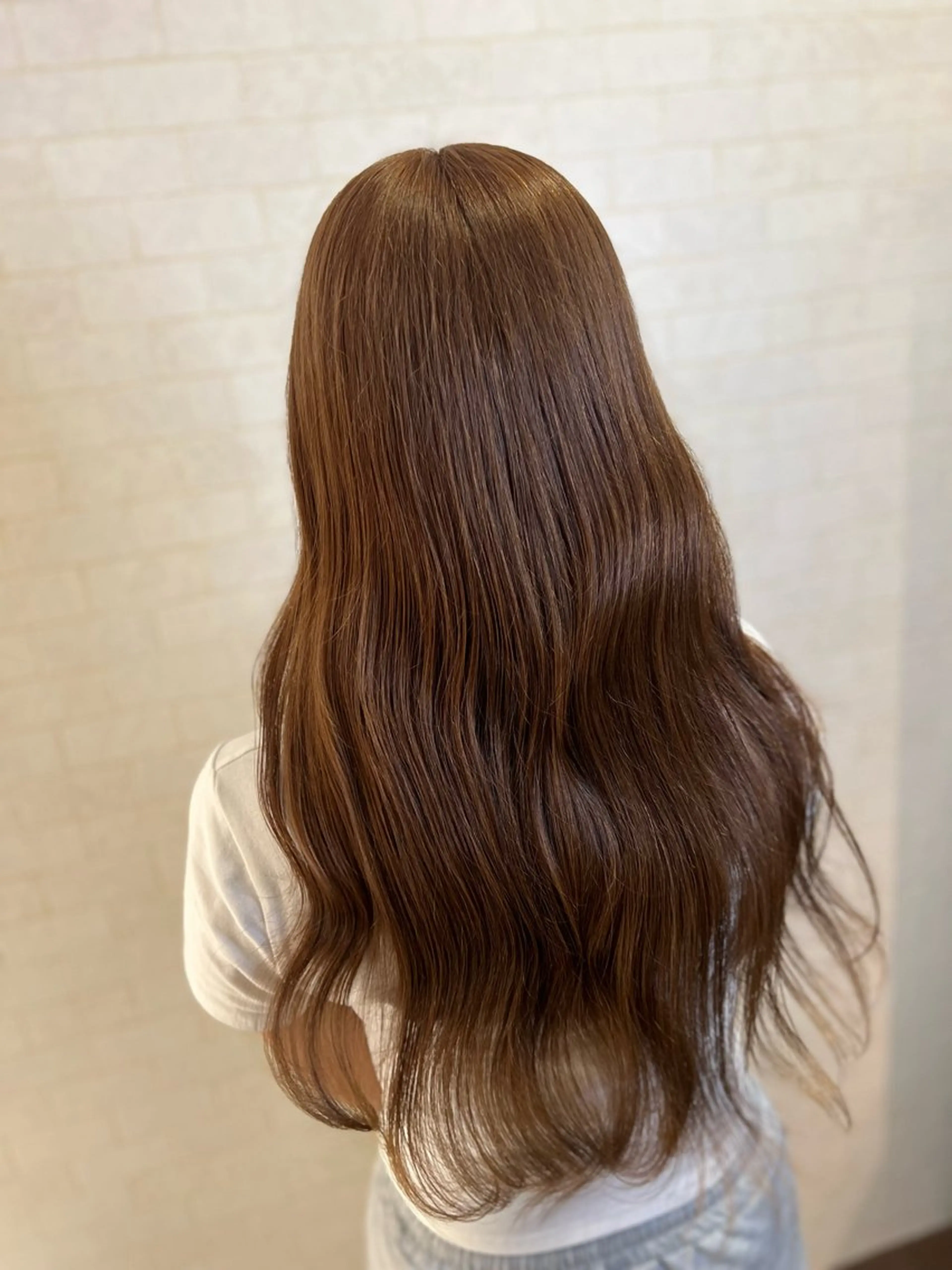 ロング カラー バレイヤージュ ブリーチ ケアブリーチ 透明感カラー デザインカラー ヘアカラー トリートメント 【派手を感じさせない ハイトーン】/倉持のヘアスタイル