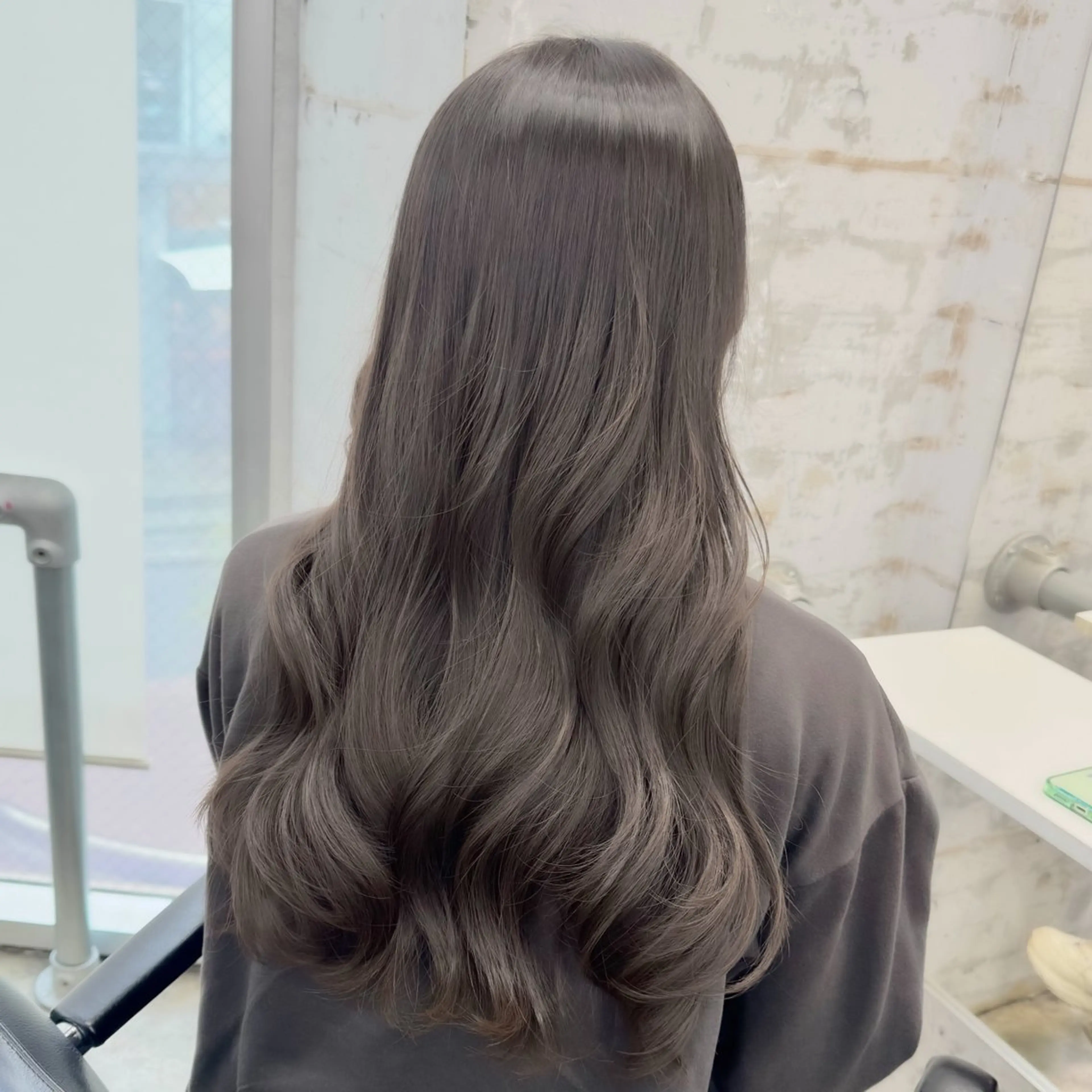 ロング カラー ヘアアレンジ カット ヘアカラー トリートメント 💗💗韓国レイヤー yu-ki💗💗のヘアスタイル
