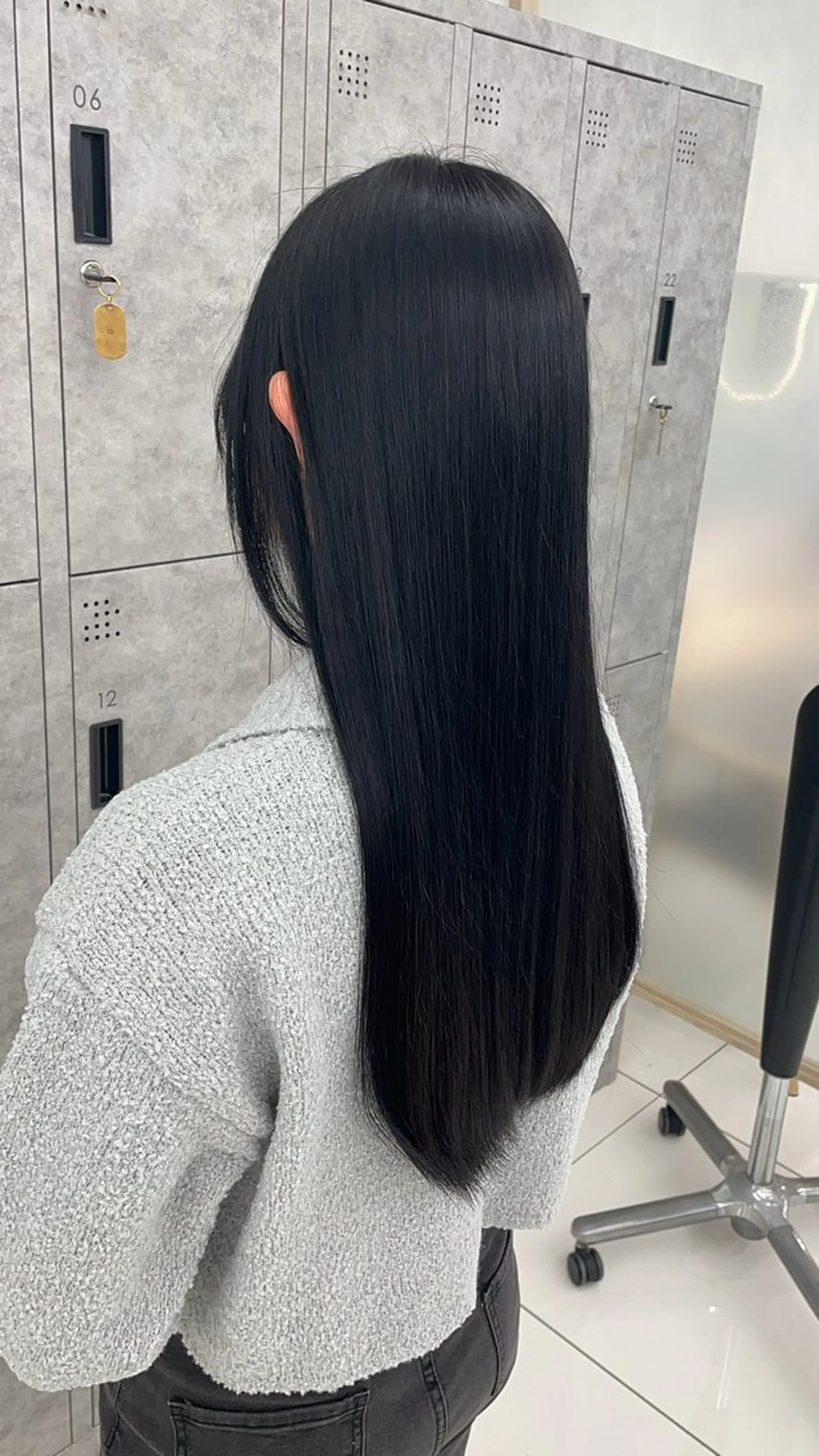 ロング ヘアカラー トリートメント 艶カラー/カット モデル募集中/あやかのヘアスタイル