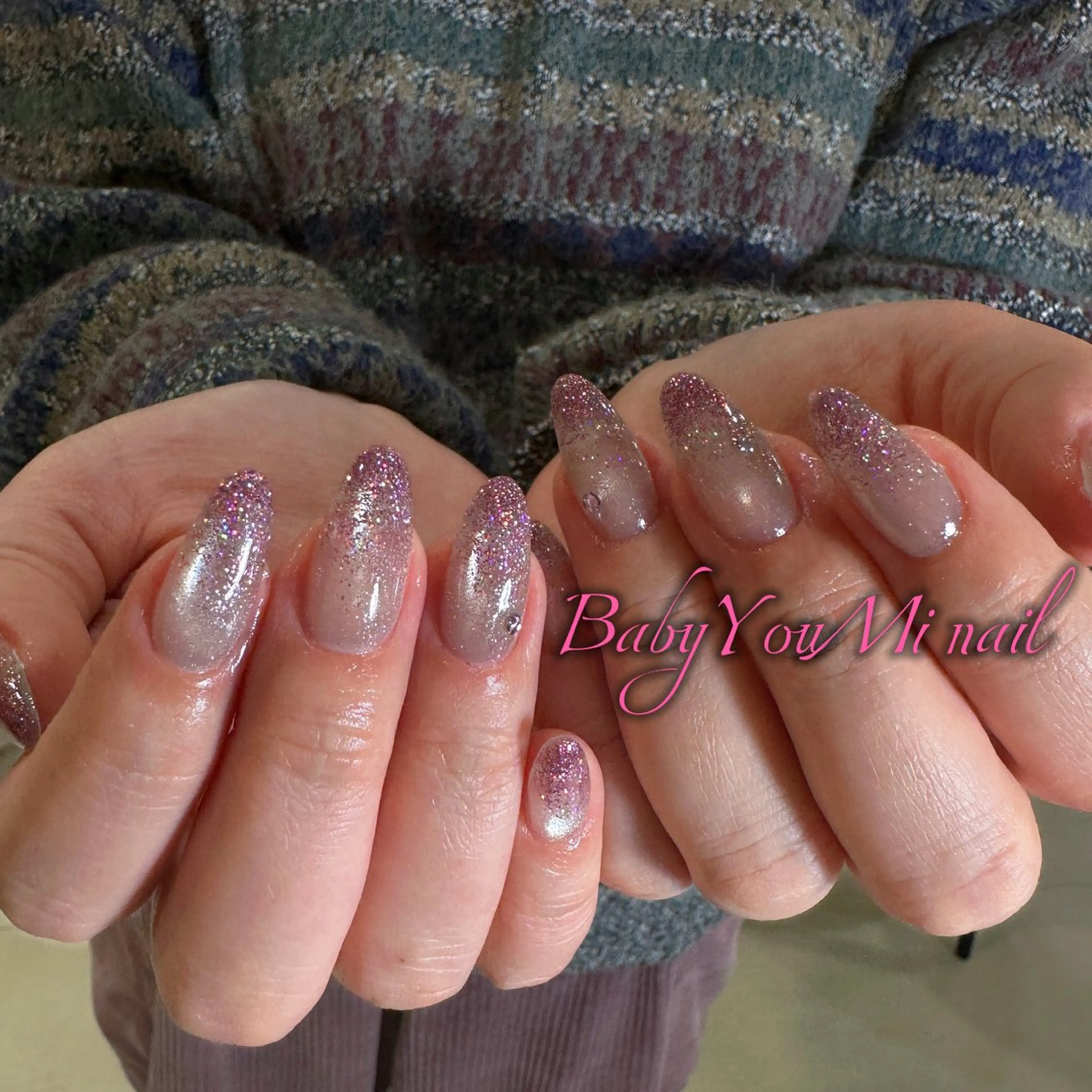 ネイル オーロラネイル フラワーネイル フットネイル フレンチネイル ジェルネイル ハンドネイル Oomiya 服部のネイルデザイン