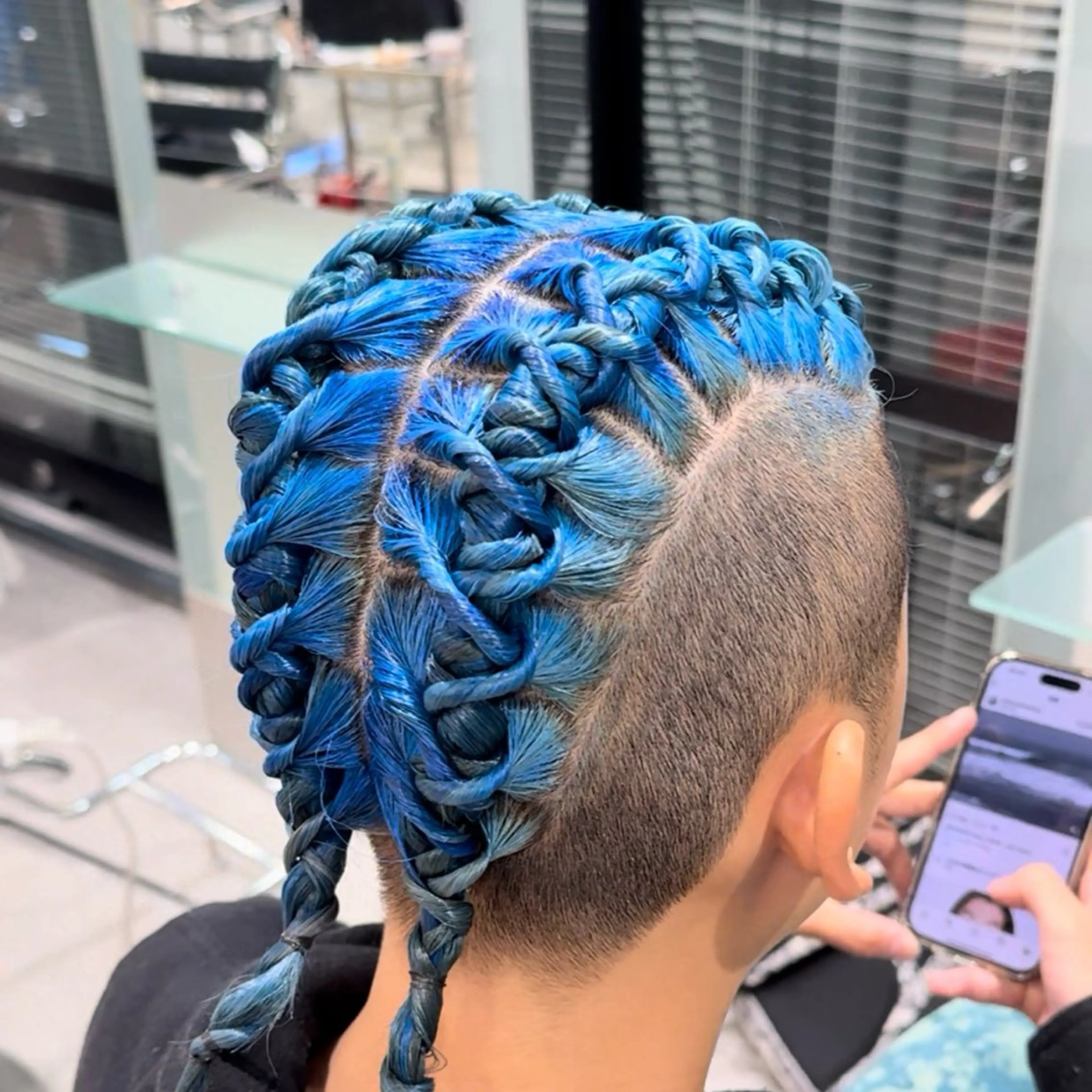 カラー ヘアアレンジ メンズ れん ヘアカラー ブラックヘア/新宿のヘアスタイル