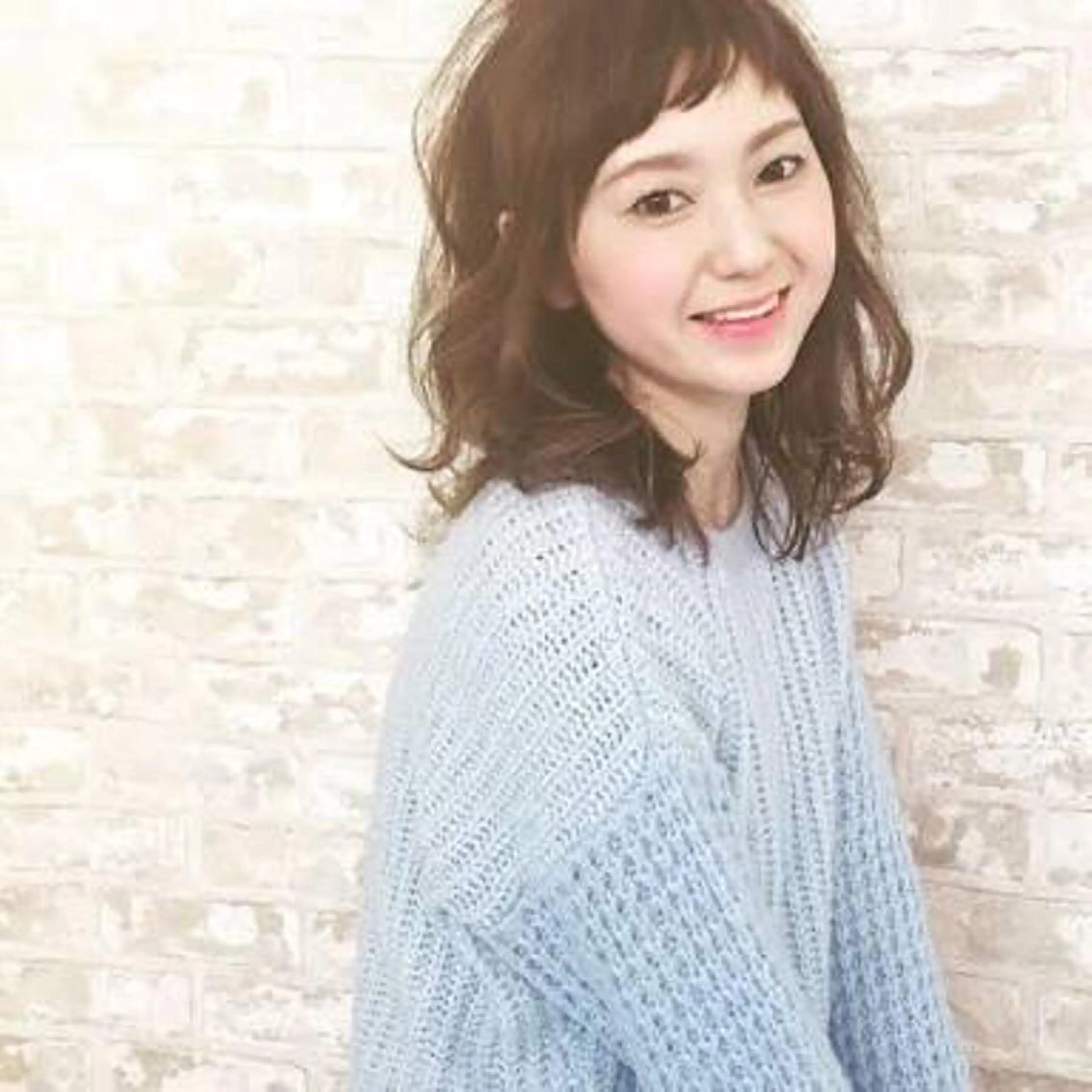 ミディアム パーマ 【公式】amble luxe池袋東口💛のヘアスタイル