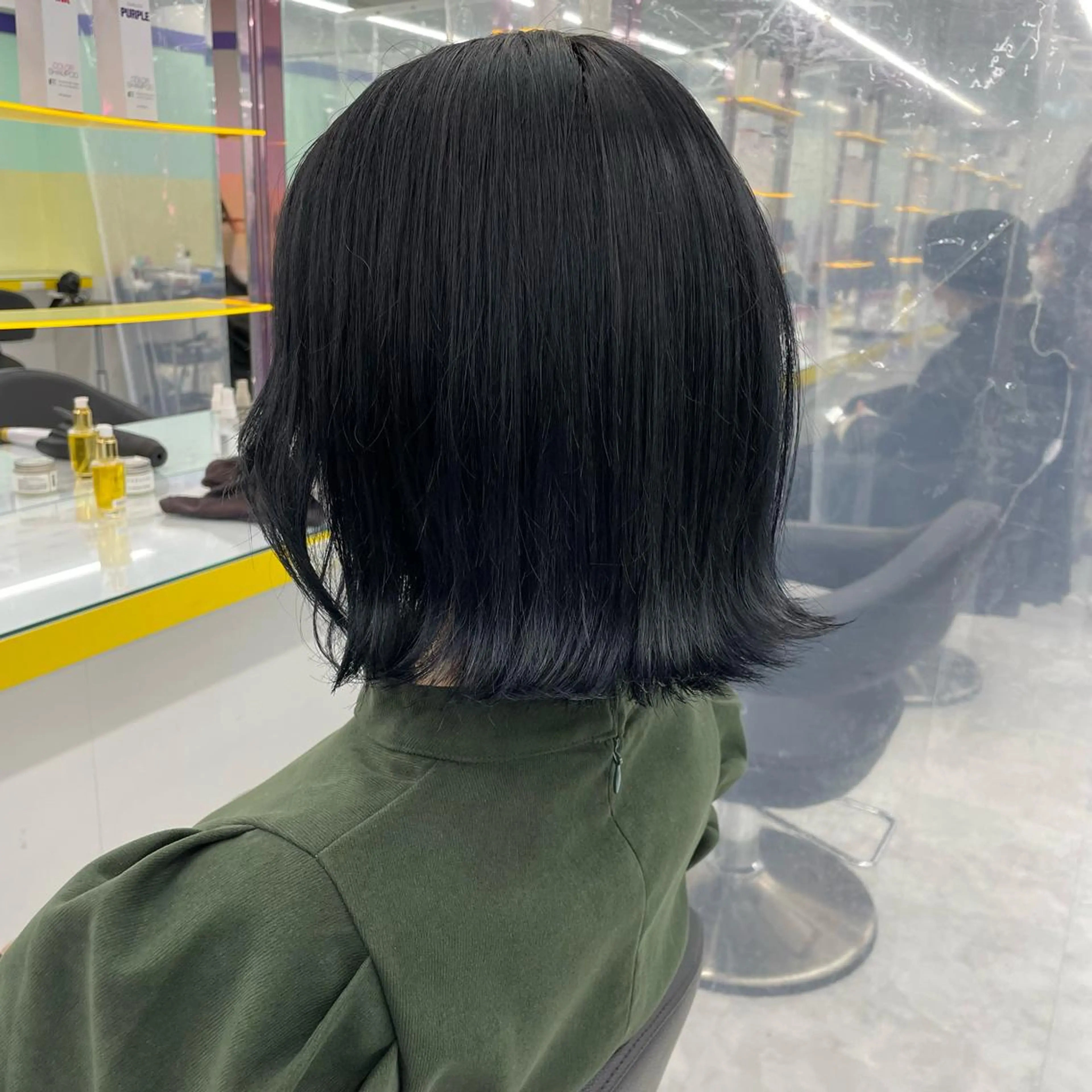 セミロング カラー パーマ ヘアアレンジ メンズ ヘアカラー トリートメント ヘッドスパ ヘアセット 💜寒色特化 門脇誠弥💜のヘアスタイル
