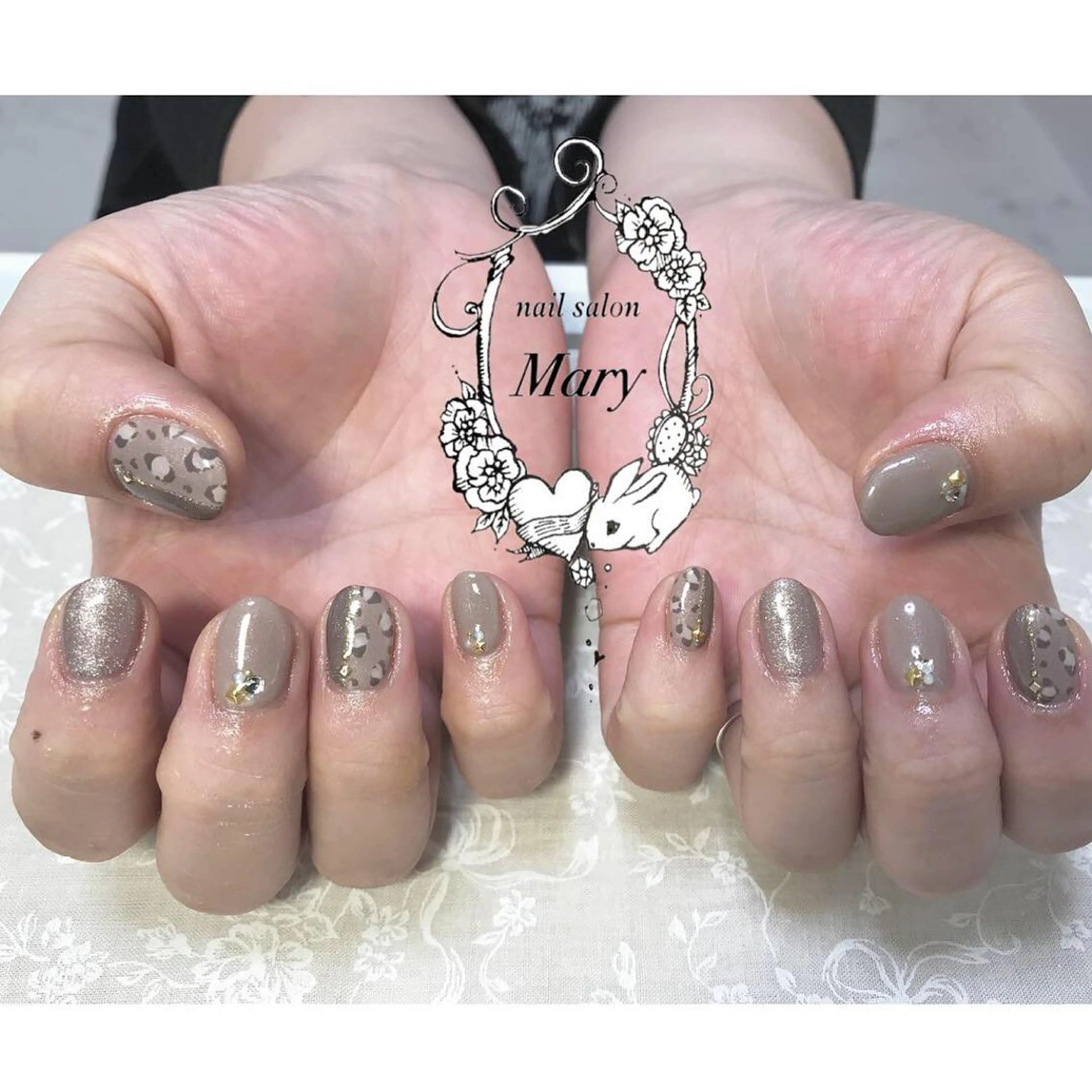 ネイル アニマル柄 WITH  NAIL ネイリストのネイルデザイン