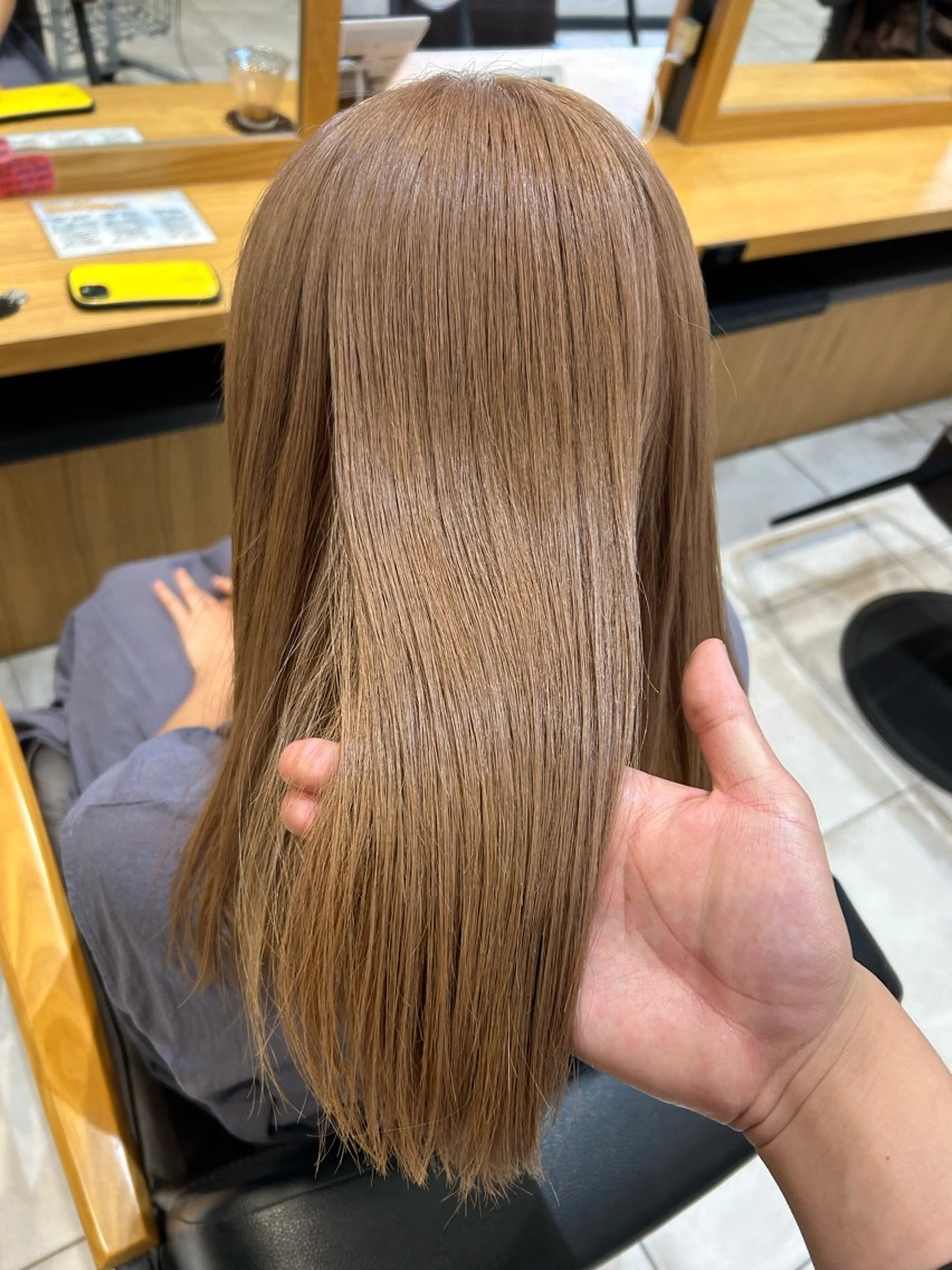 【✨艶髪様クーポン✨】ワンカラー➕TOKIOトリートメント 8500円の写真