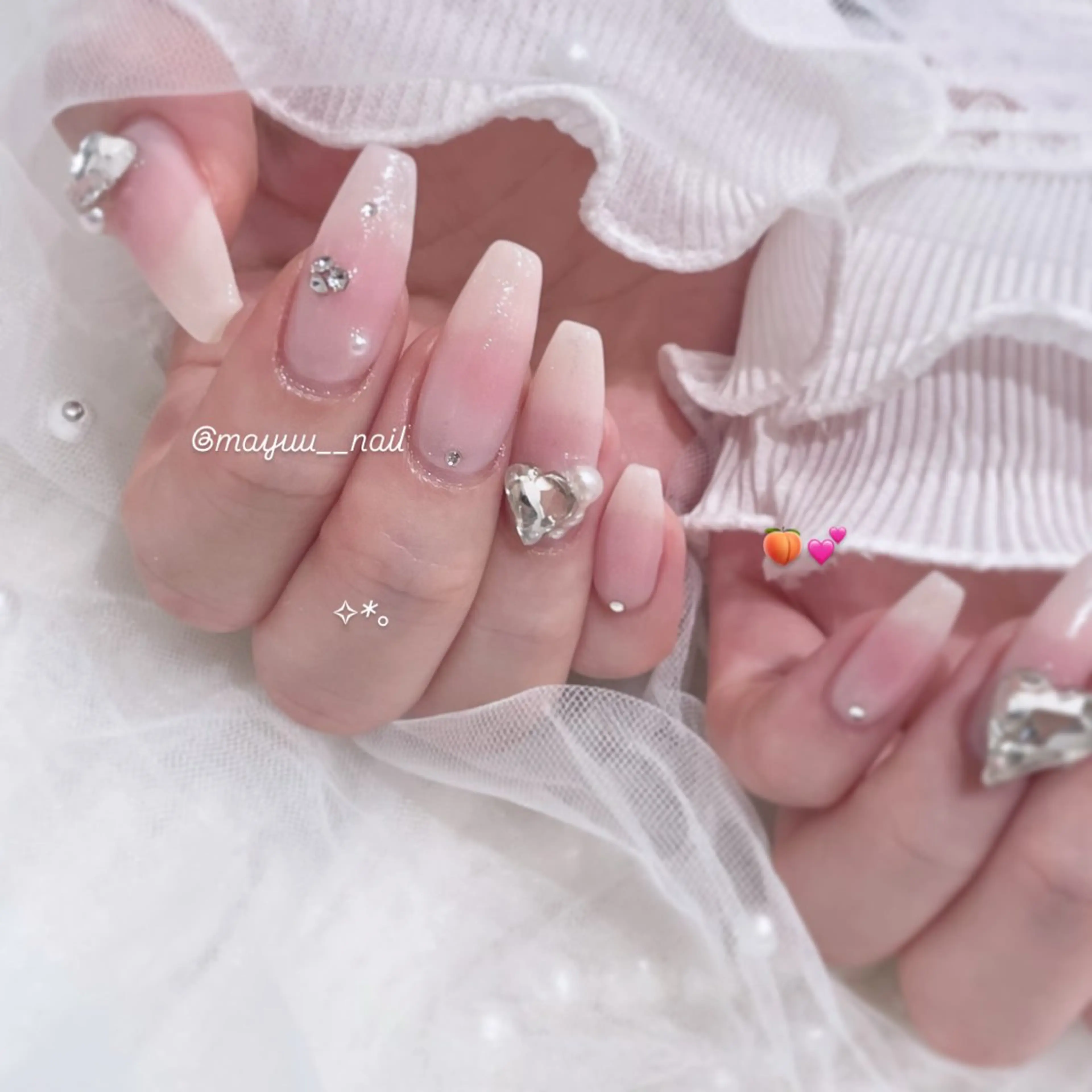 ネイル ハンドネイル 🎀 Mayu 🎀痛ネイルのネイルデザイン