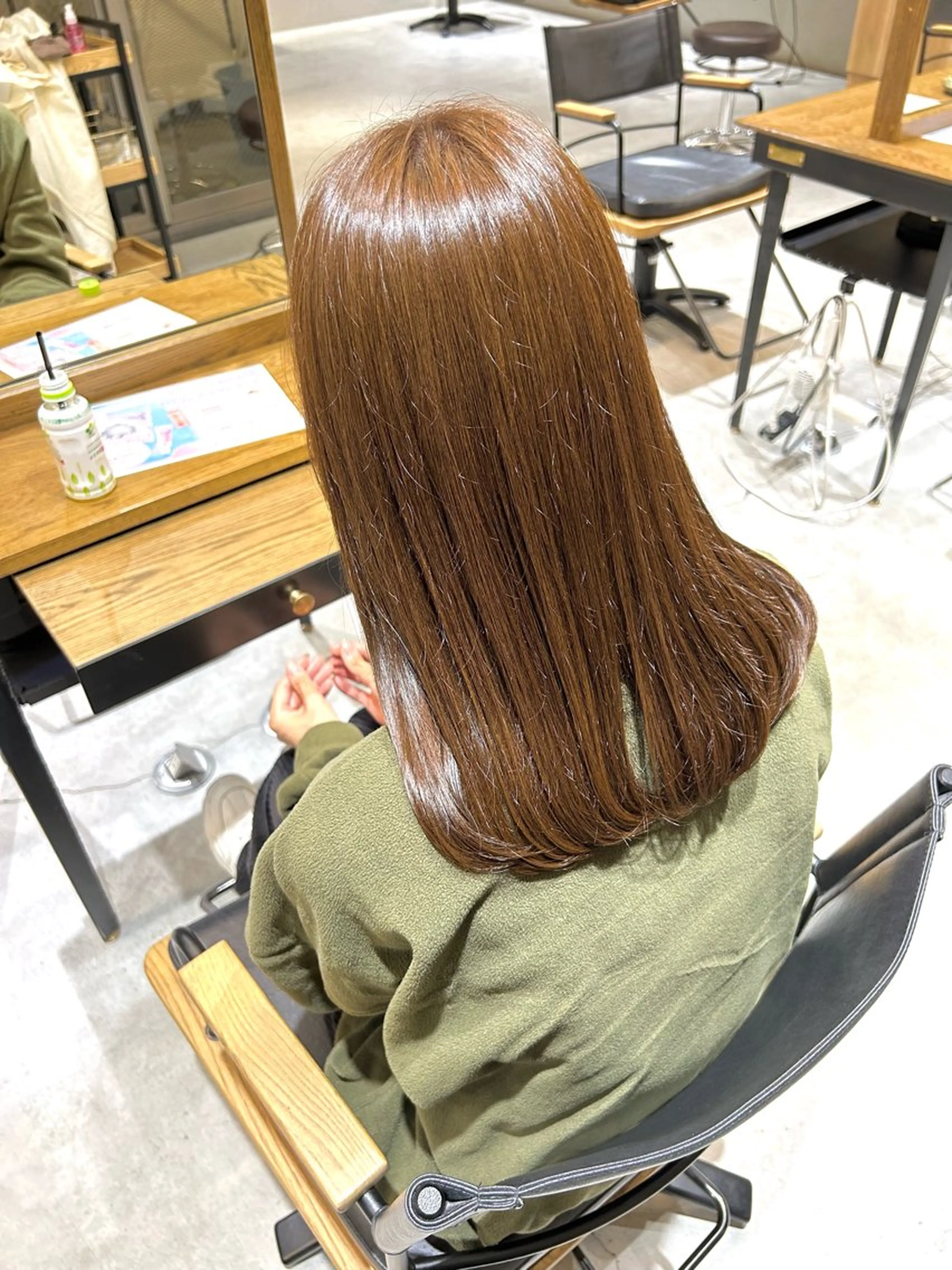 ロング カラー ヘアカラー 韓国風レイヤー/ 島原　由璃のヘアスタイル